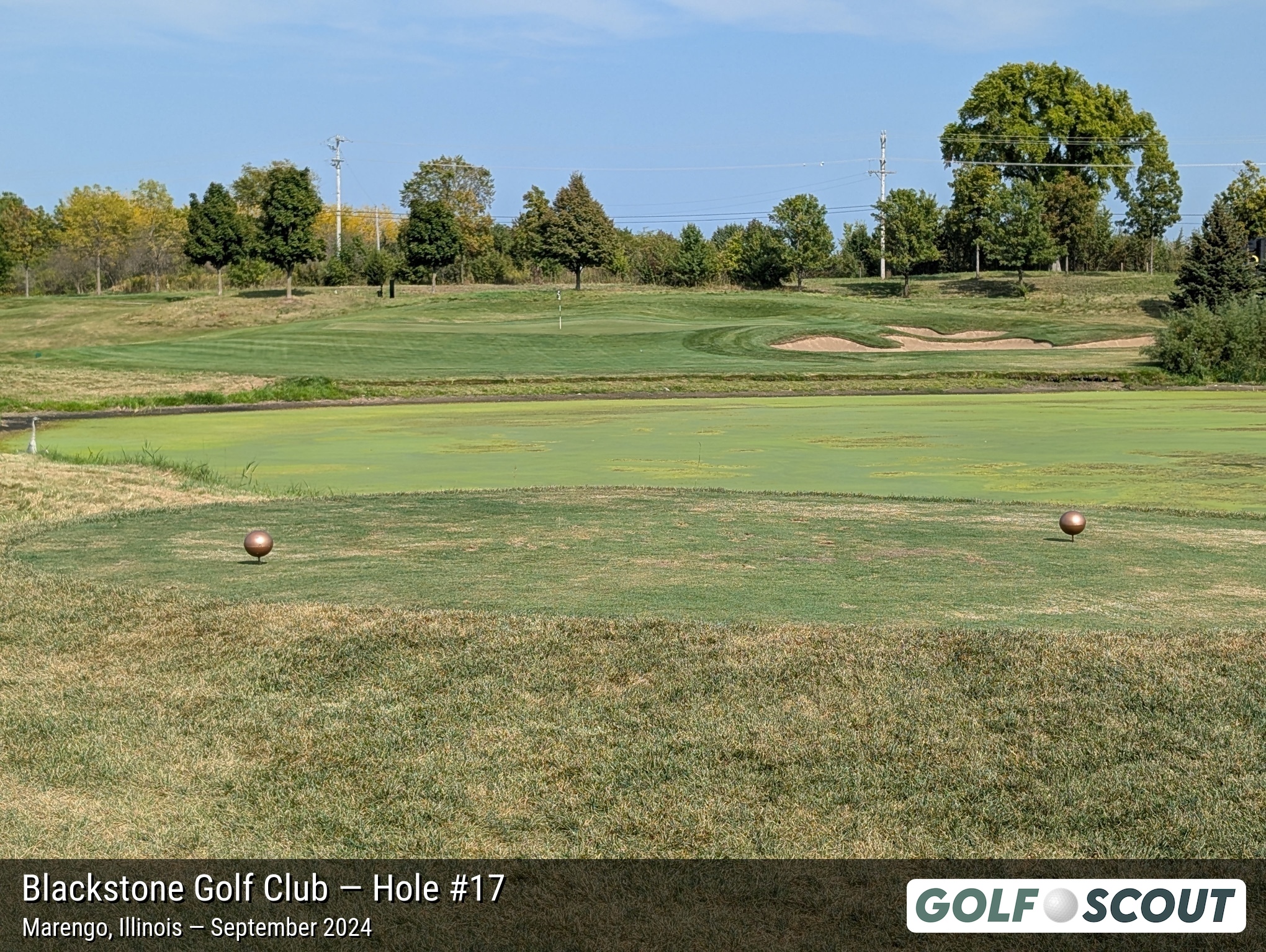 Hole 17 at Blackstone Golf Club