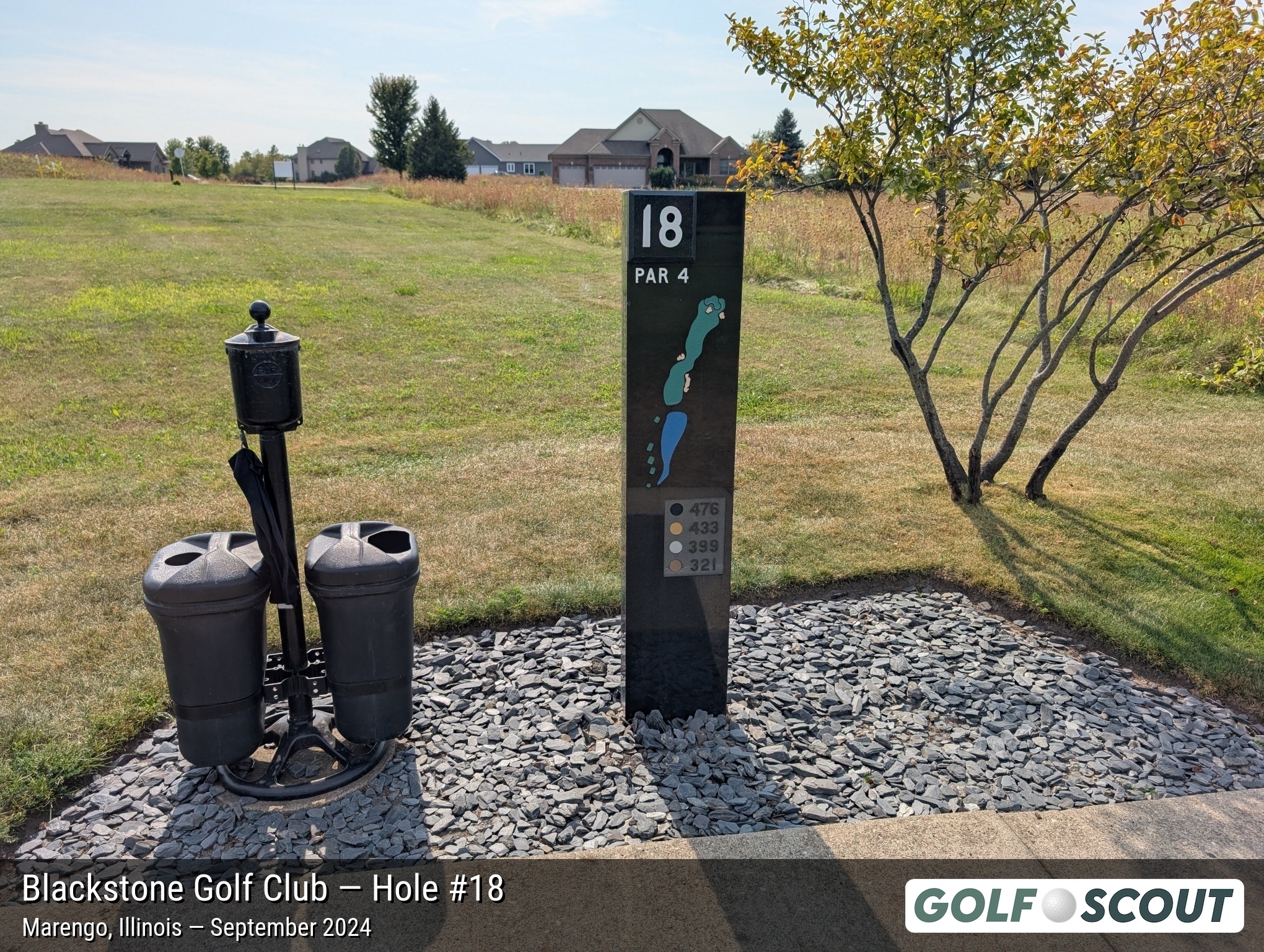 Hole 18 at Blackstone Golf Club