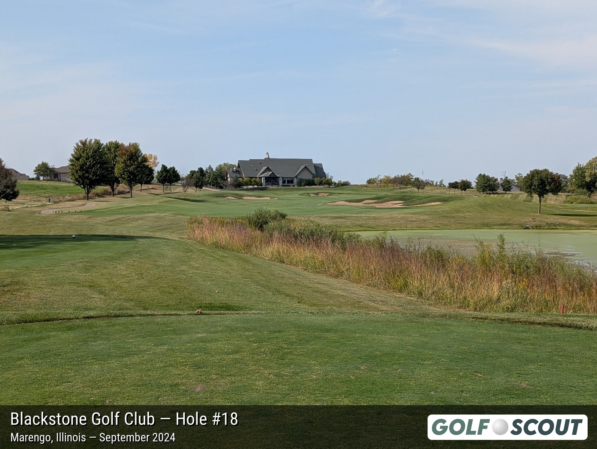 Hole 18 at Blackstone Golf Club