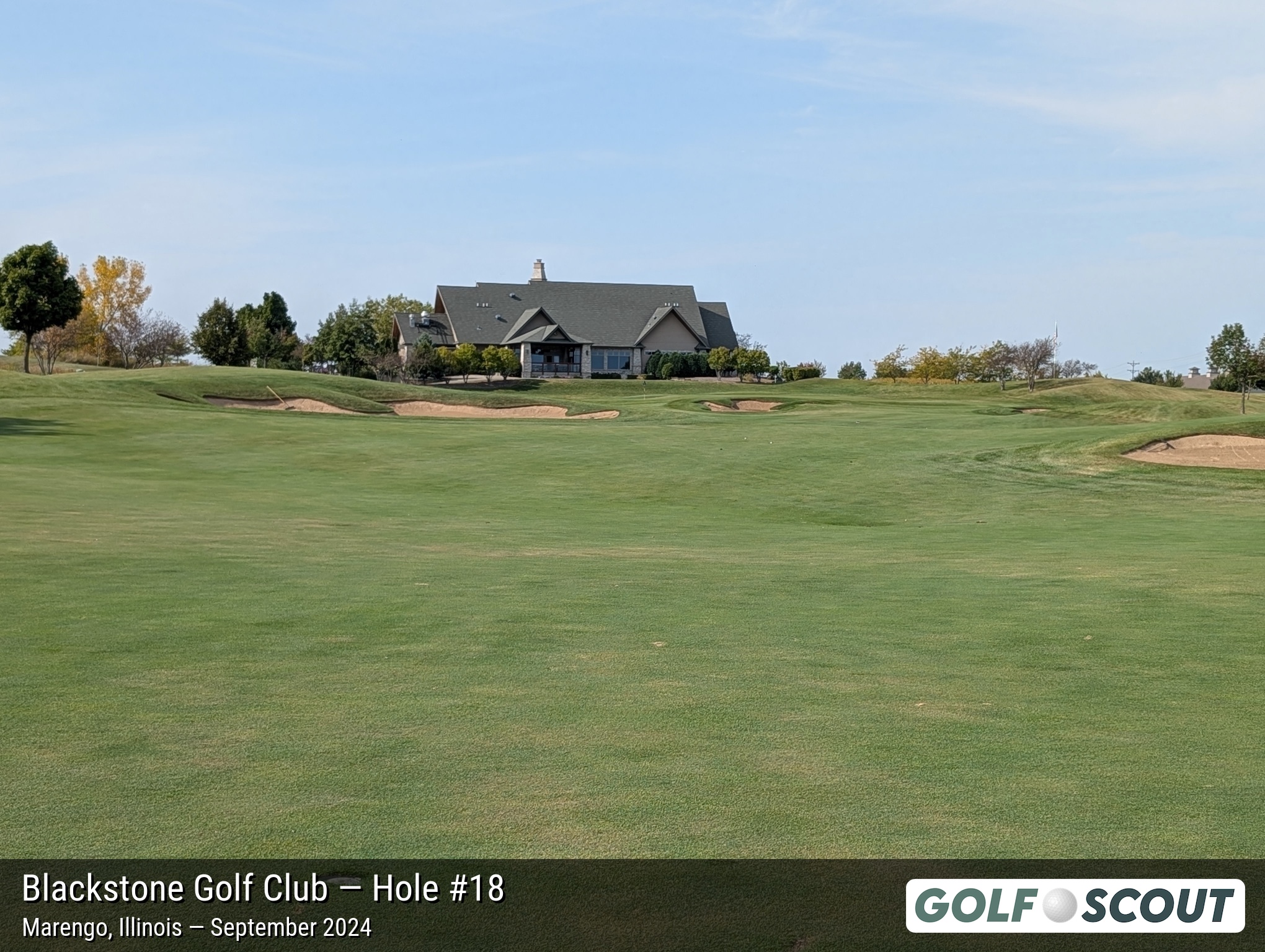 Hole 18 at Blackstone Golf Club