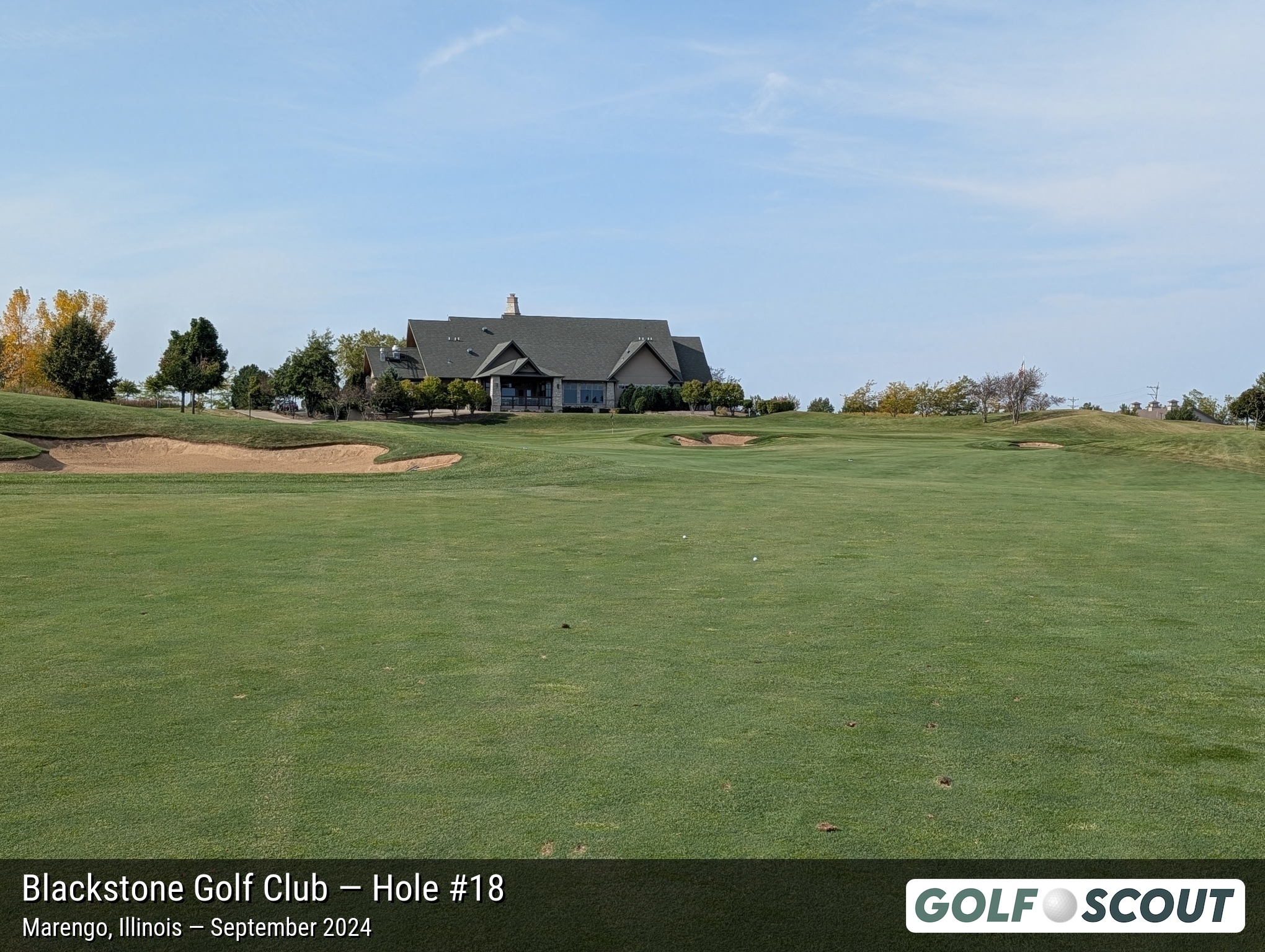 Hole 18 at Blackstone Golf Club