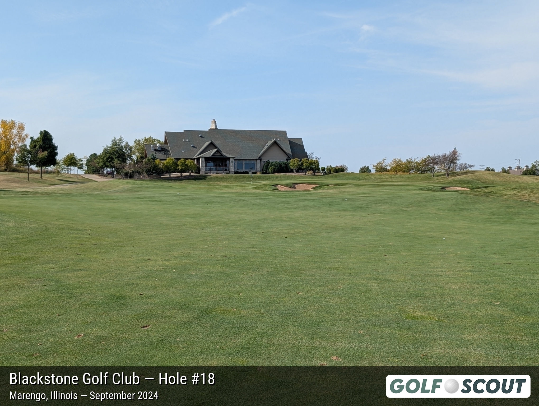 Hole 18 at Blackstone Golf Club