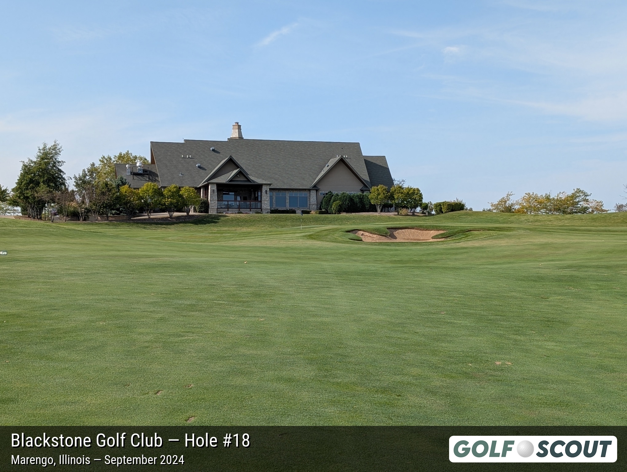 Hole 18 at Blackstone Golf Club