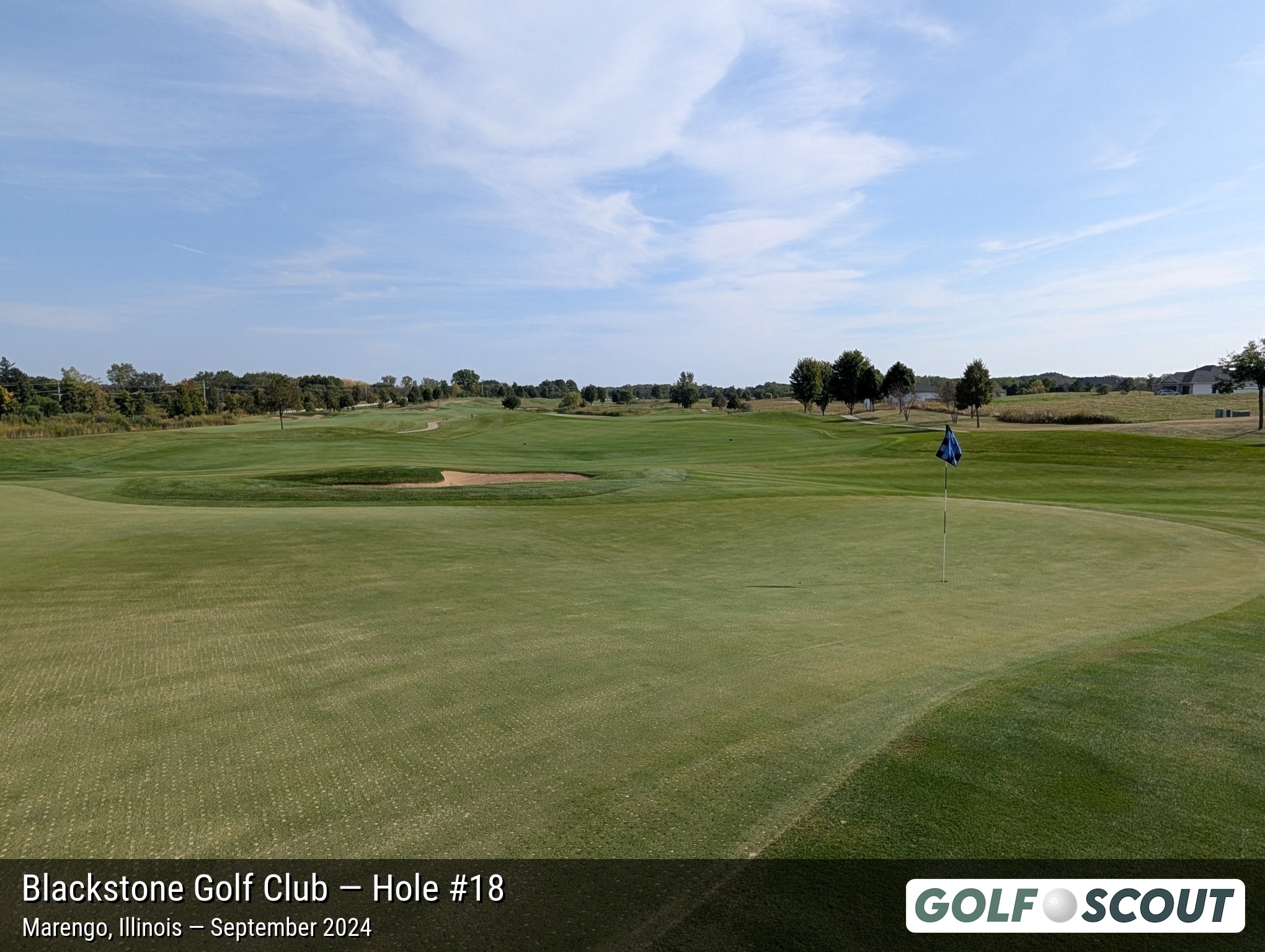 Hole 18 at Blackstone Golf Club