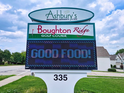 Boughton Ridge Golf Course Entrance Sign