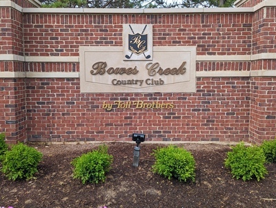 Bowes Creek Country Club Entrance Sign