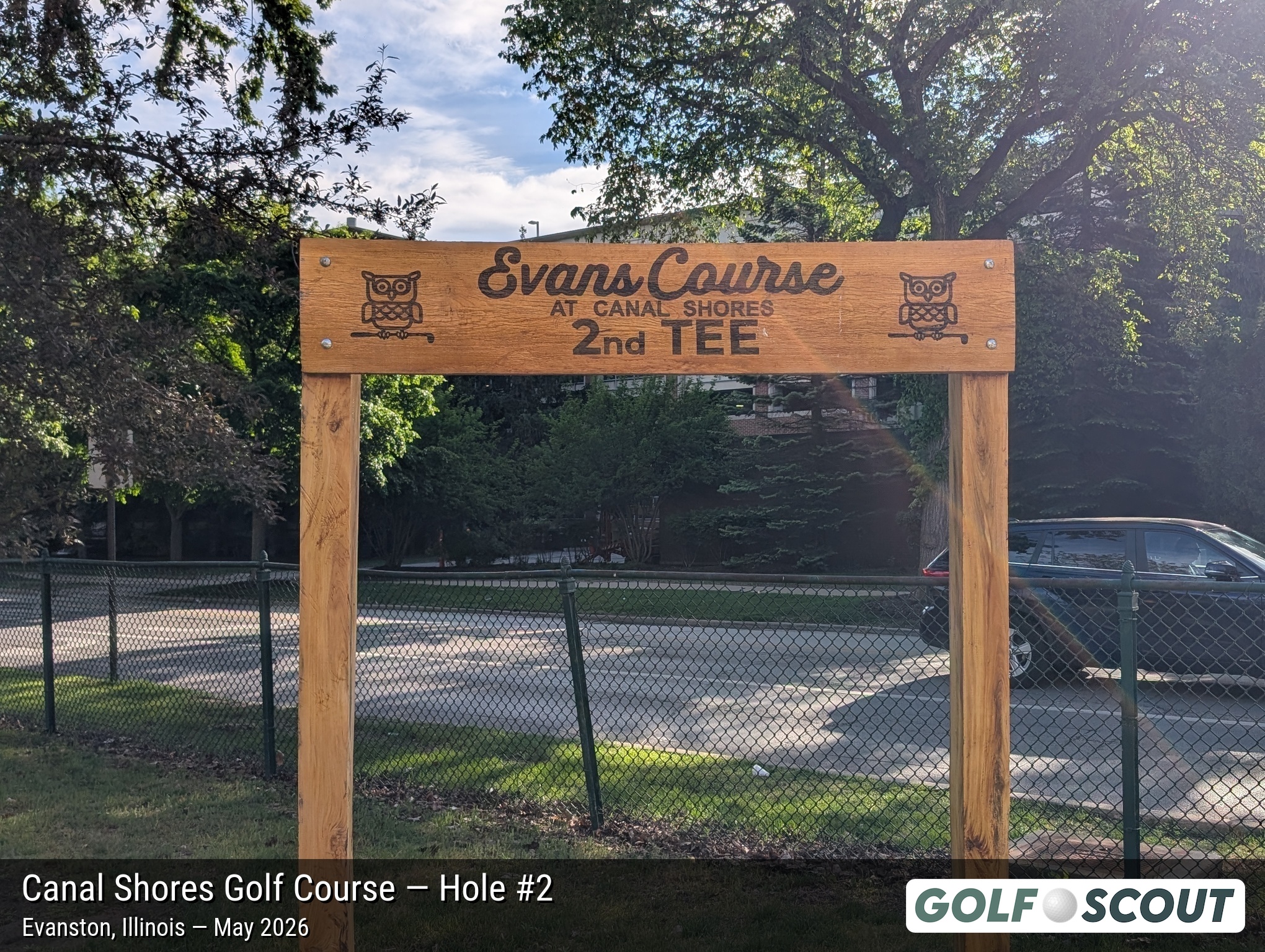 Hole 2 at The Evans at Canal Shores