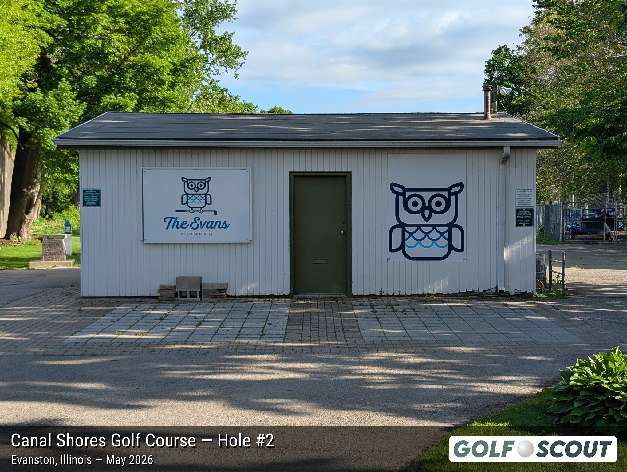 Hole 2 at The Evans at Canal Shores