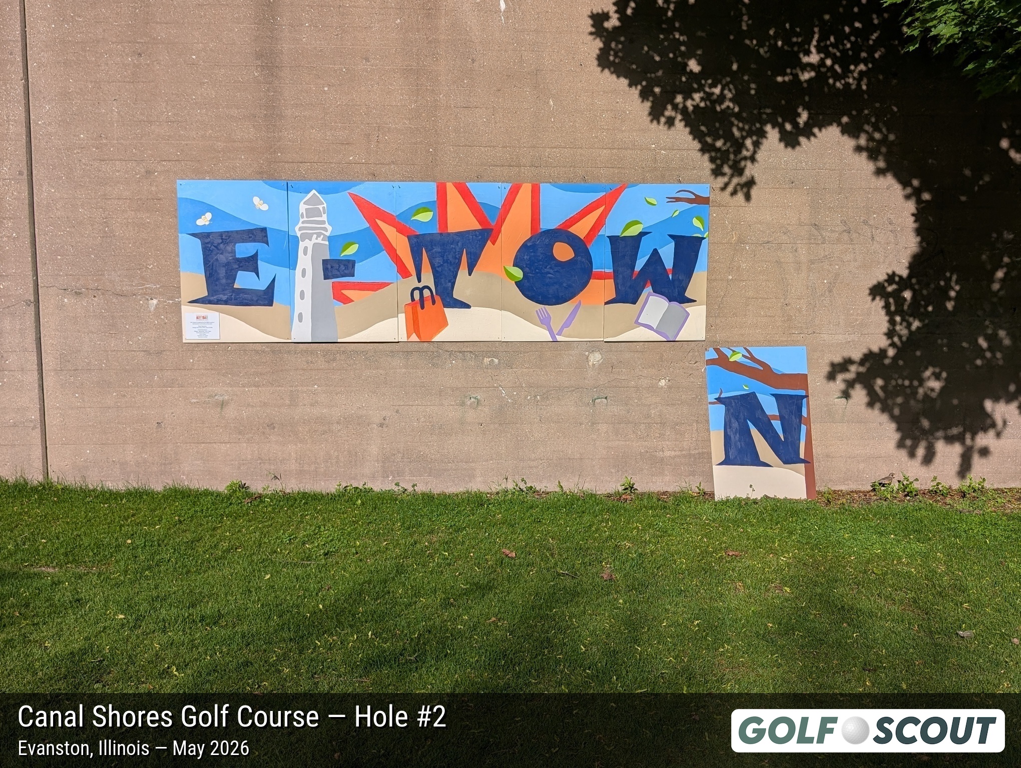 Hole 2 at The Evans at Canal Shores