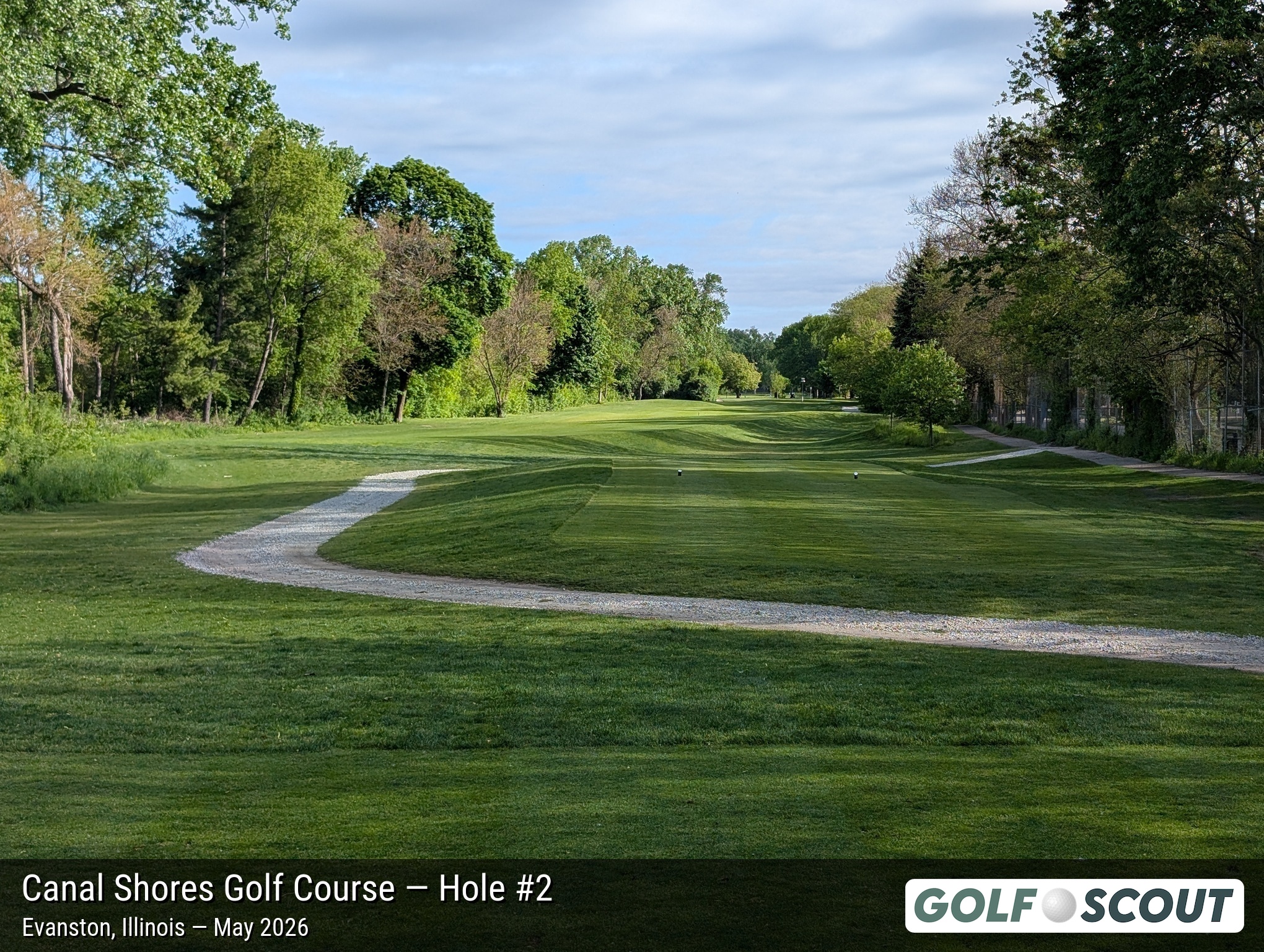 Hole 2 at The Evans at Canal Shores