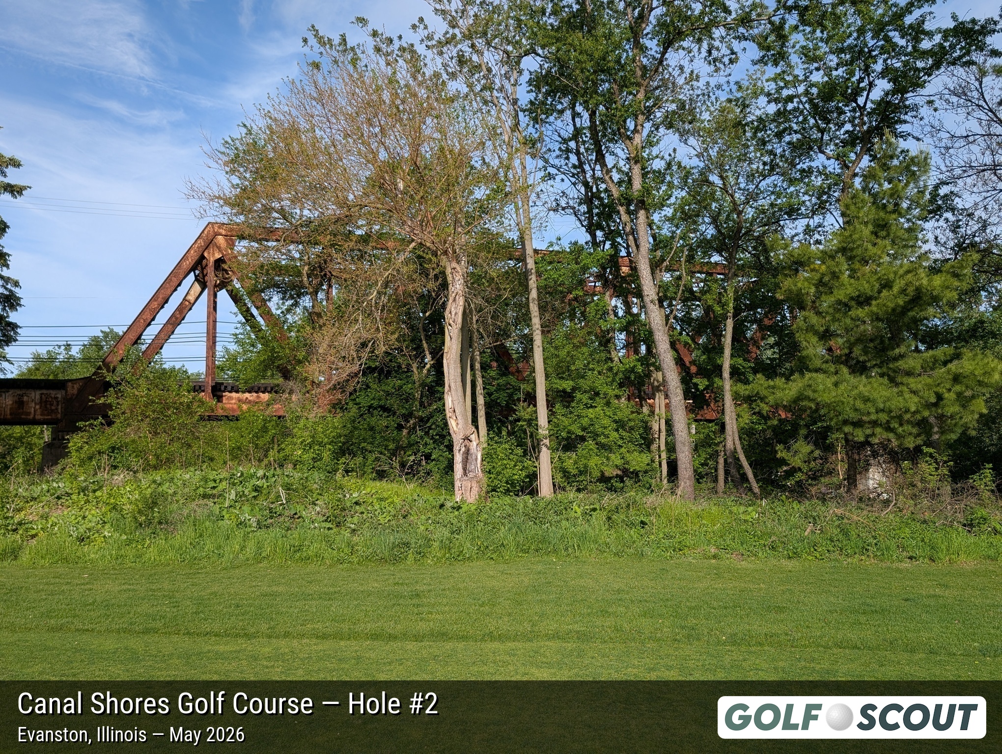Hole 2 at The Evans at Canal Shores