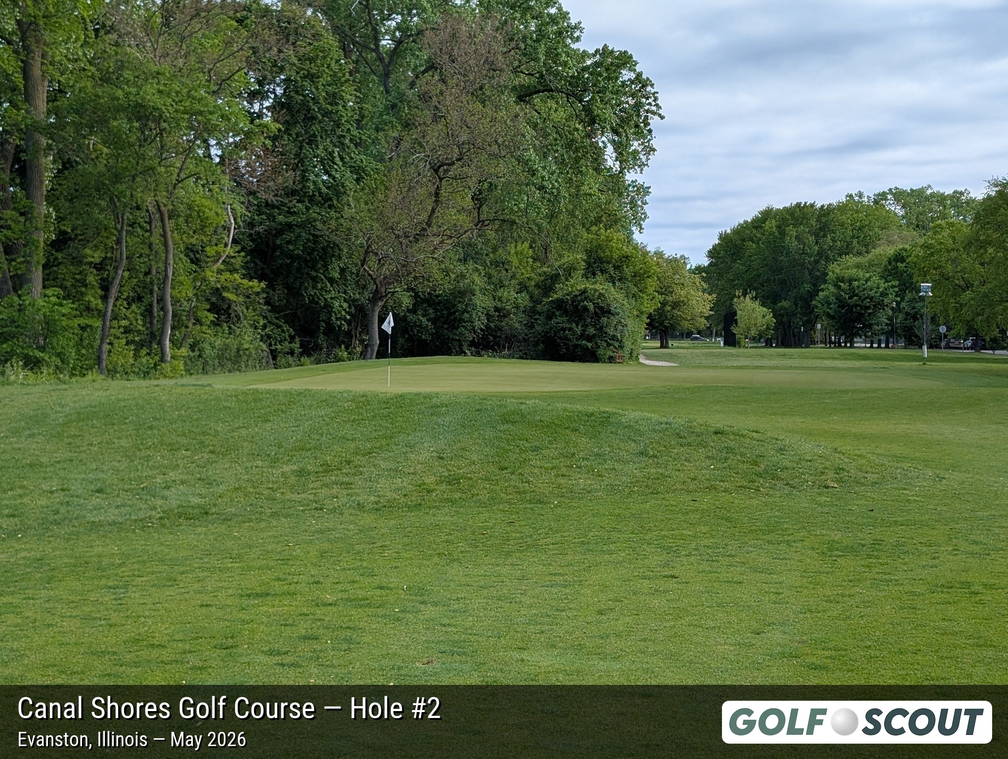 Hole 2 at The Evans at Canal Shores