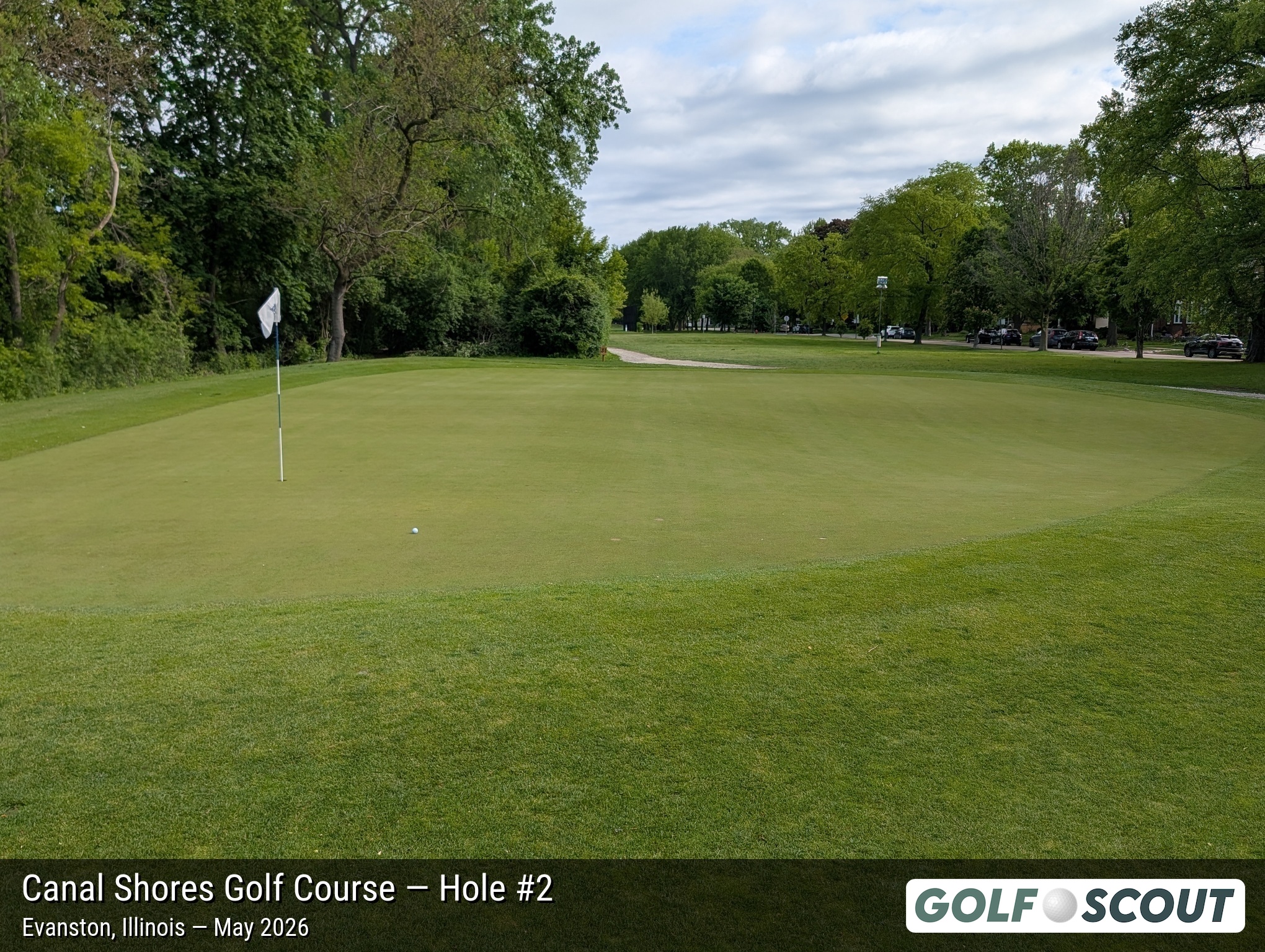 Hole 2 at The Evans at Canal Shores