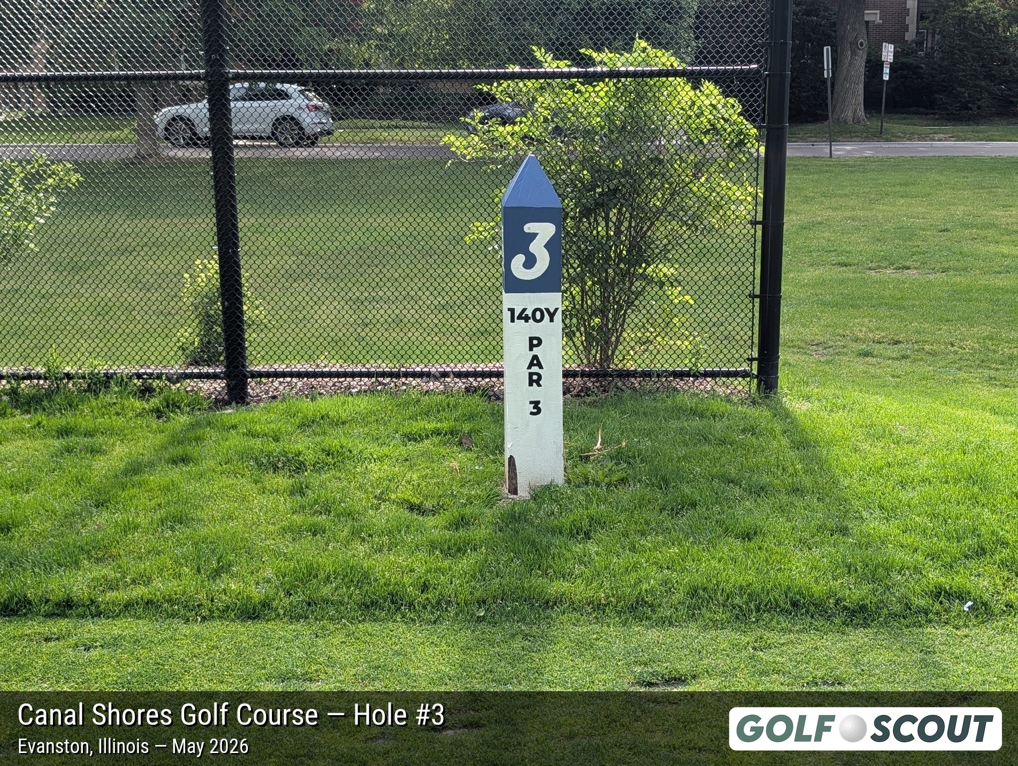 Hole 3 at The Evans at Canal Shores