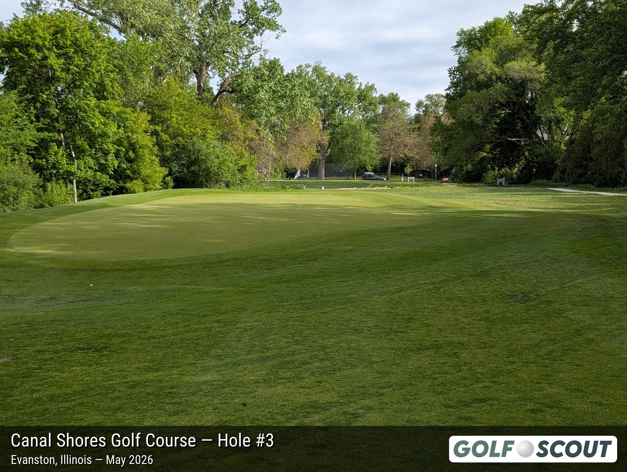 Hole 3 at The Evans at Canal Shores