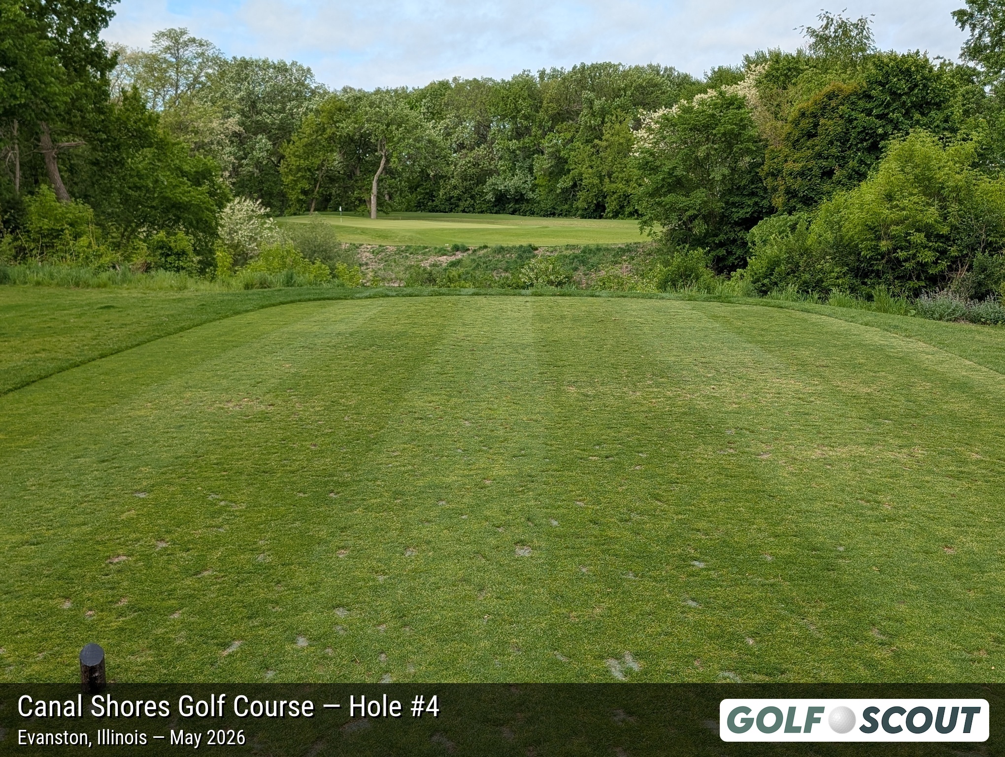 Hole 4 at The Evans at Canal Shores