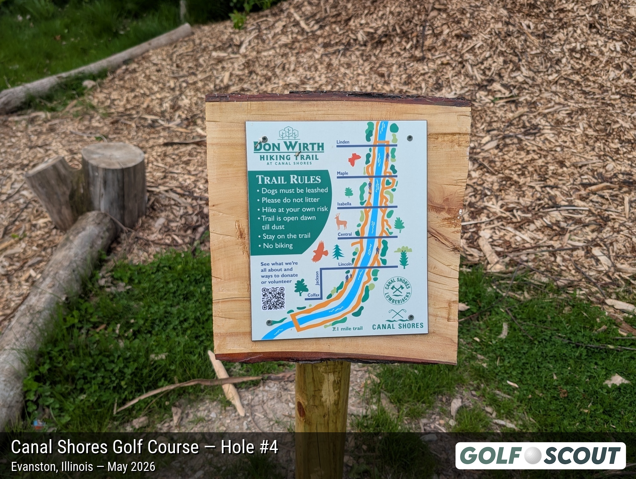 Hole 4 at The Evans at Canal Shores