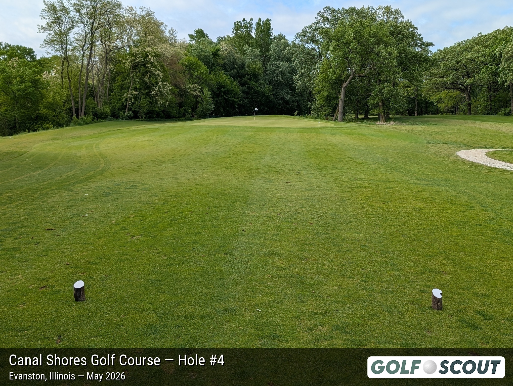 Hole 4 at The Evans at Canal Shores