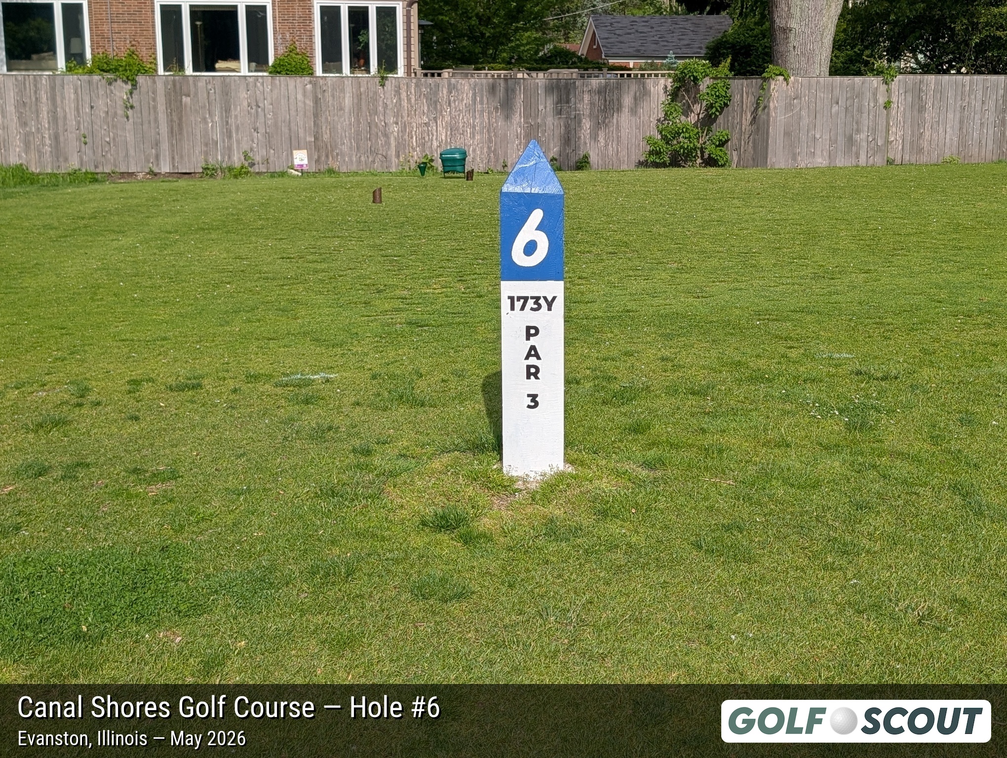 Hole 6 at The Evans at Canal Shores