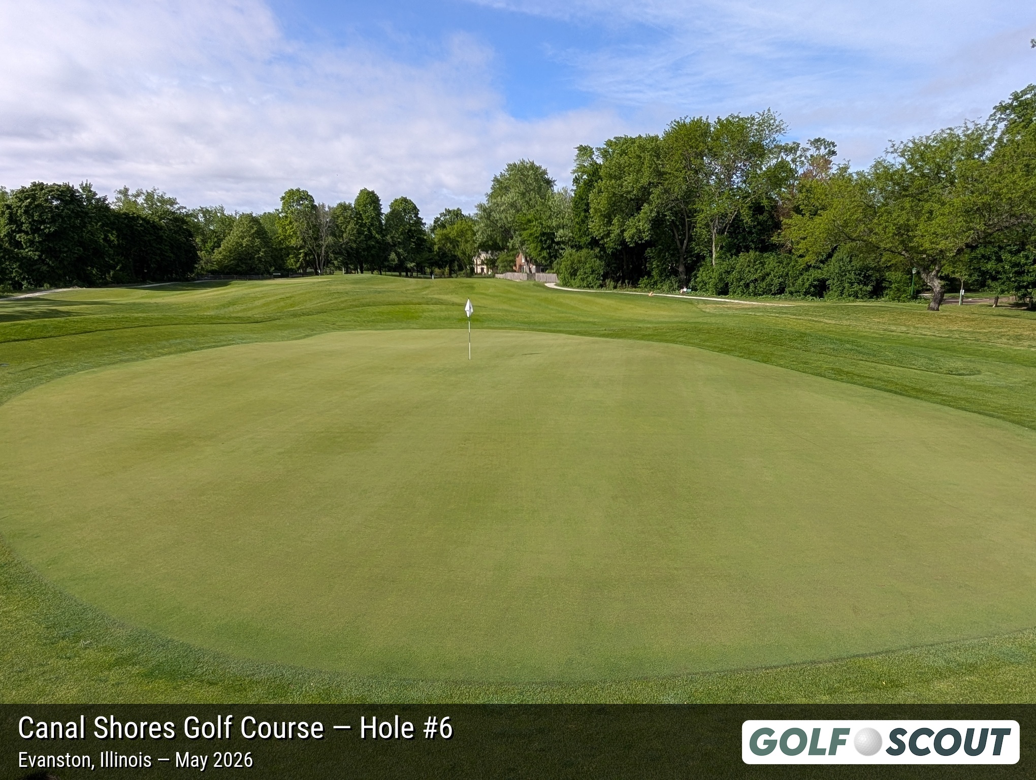 Hole 6 at The Evans at Canal Shores