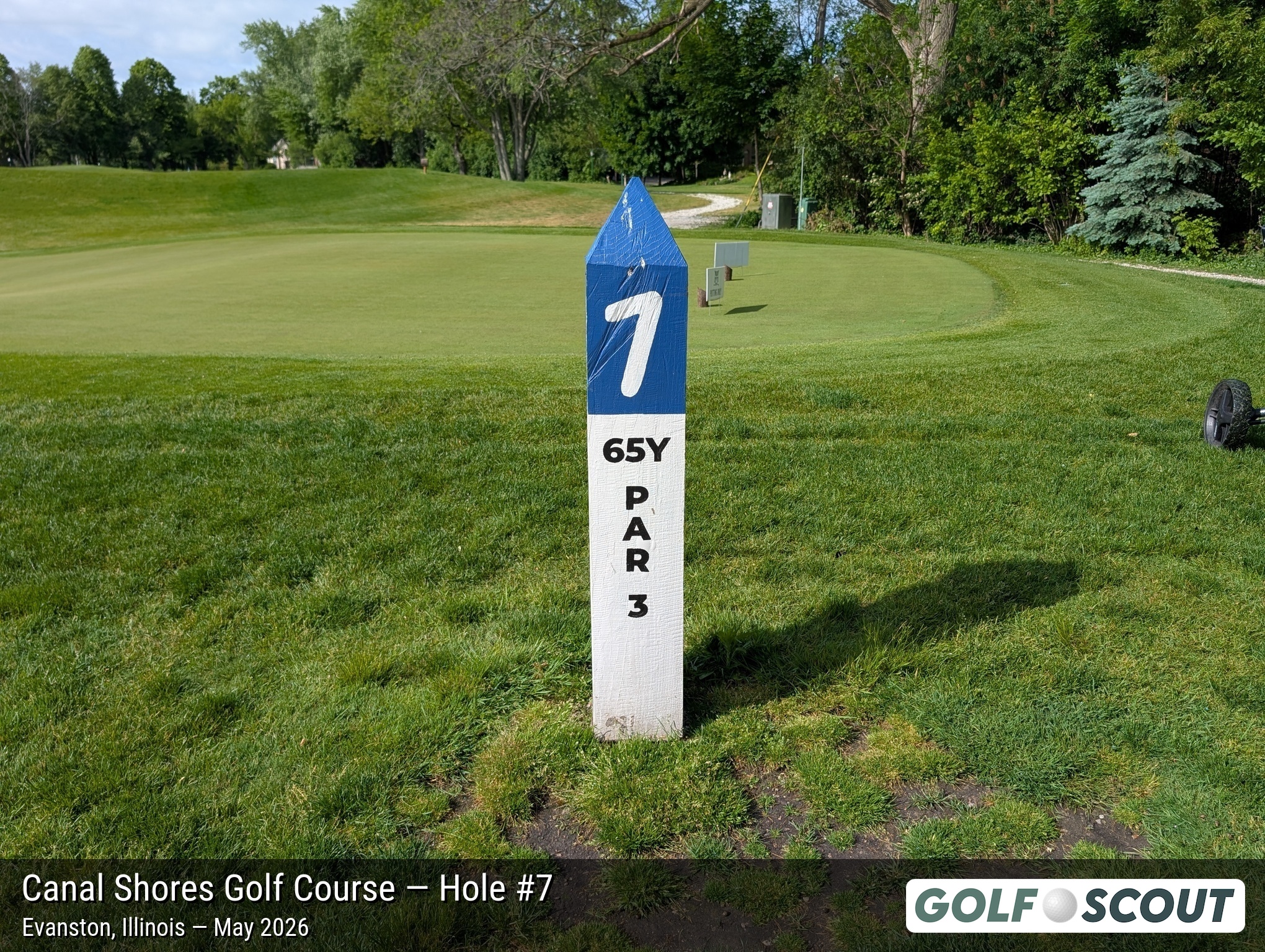 Hole 7 at The Evans at Canal Shores