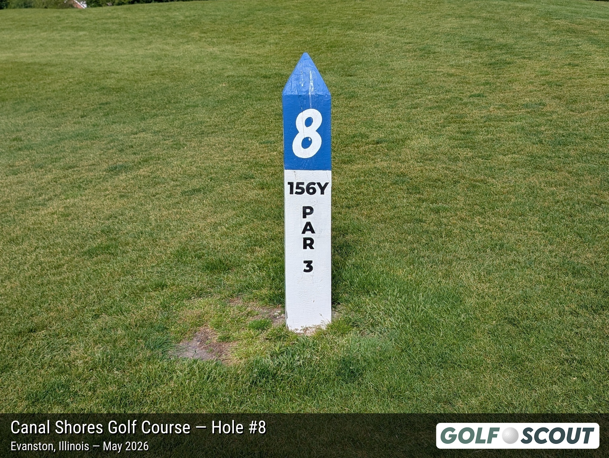 Hole 8 at The Evans at Canal Shores
