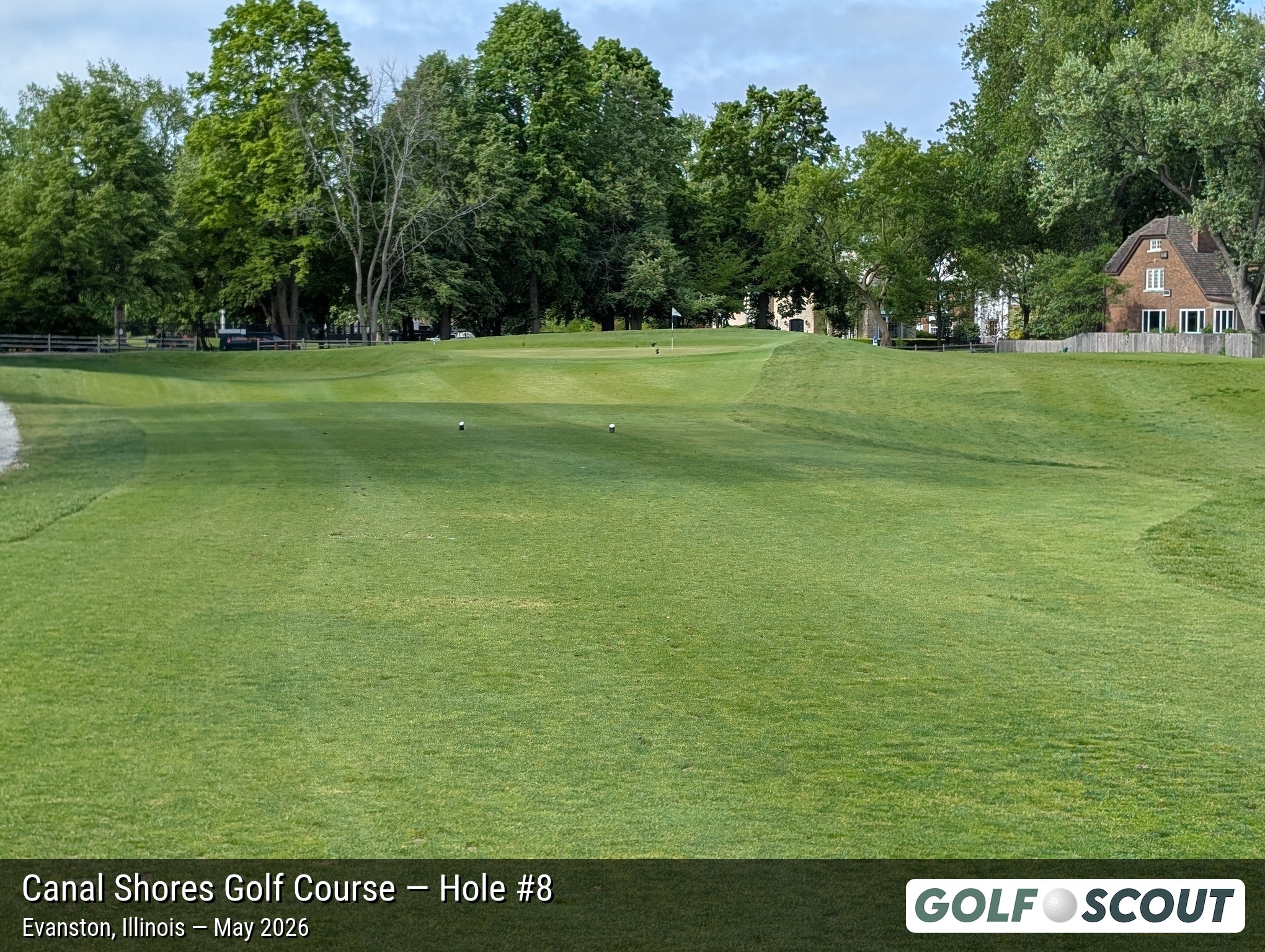 Hole 8 at The Evans at Canal Shores