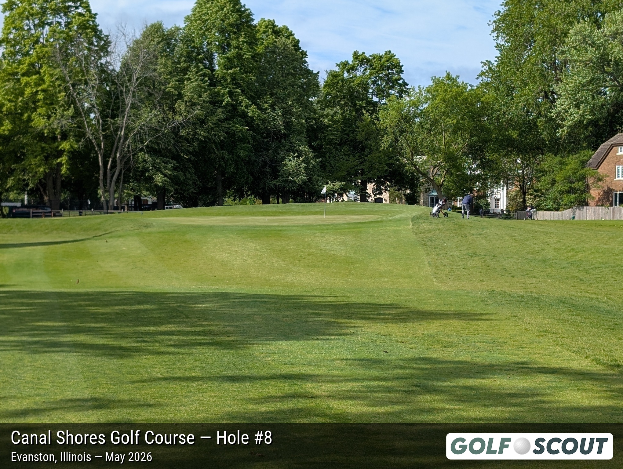 Hole 8 at The Evans at Canal Shores