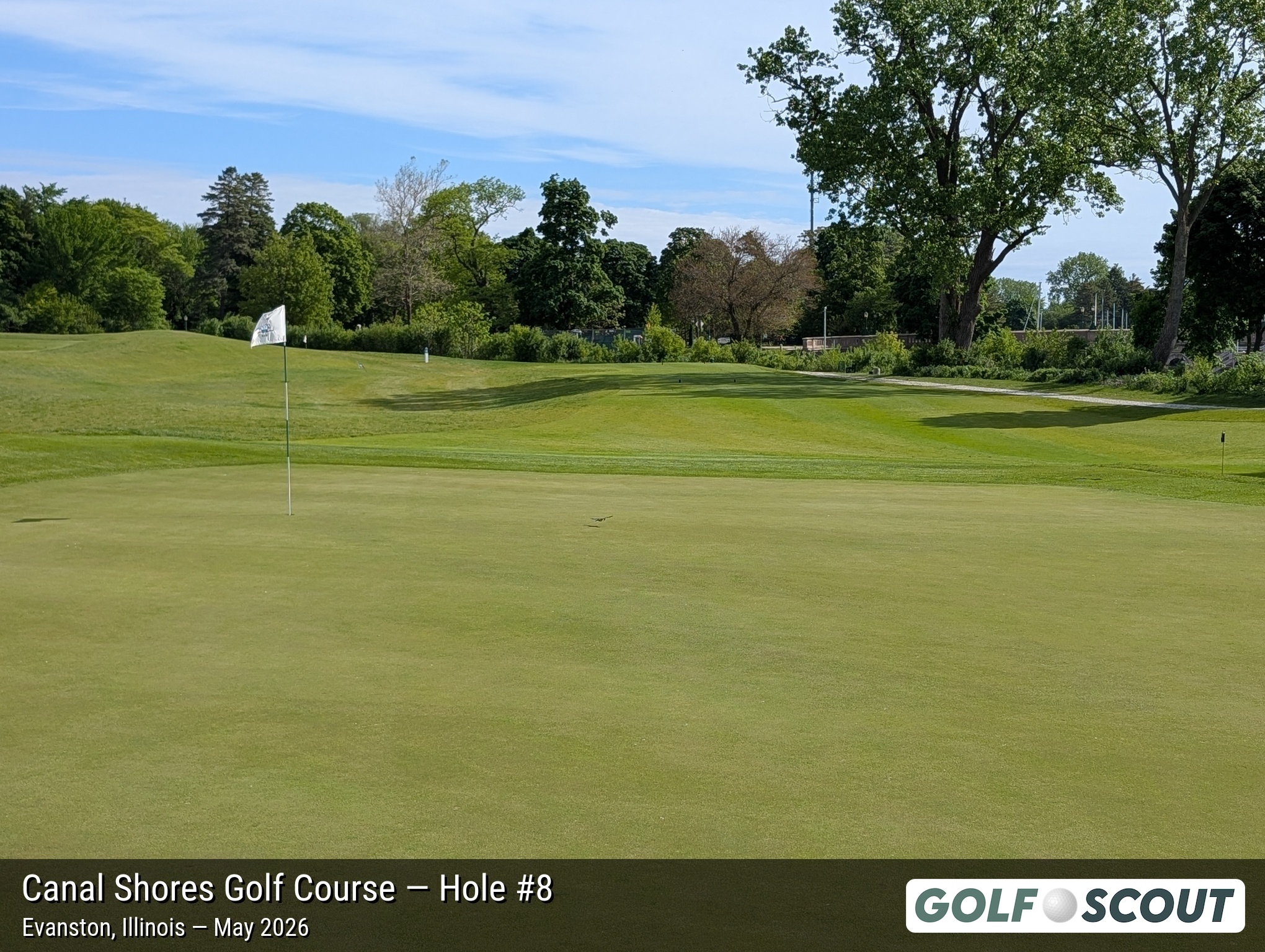 Hole 8 at The Evans at Canal Shores