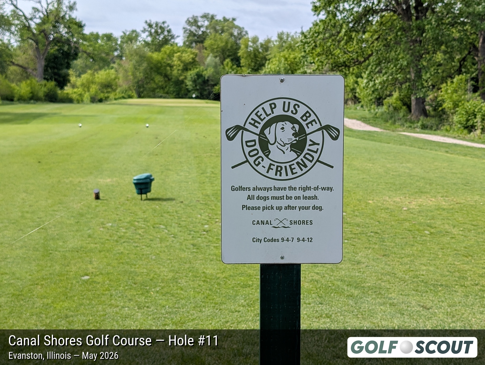 Hole 11 at The Evans at Canal Shores