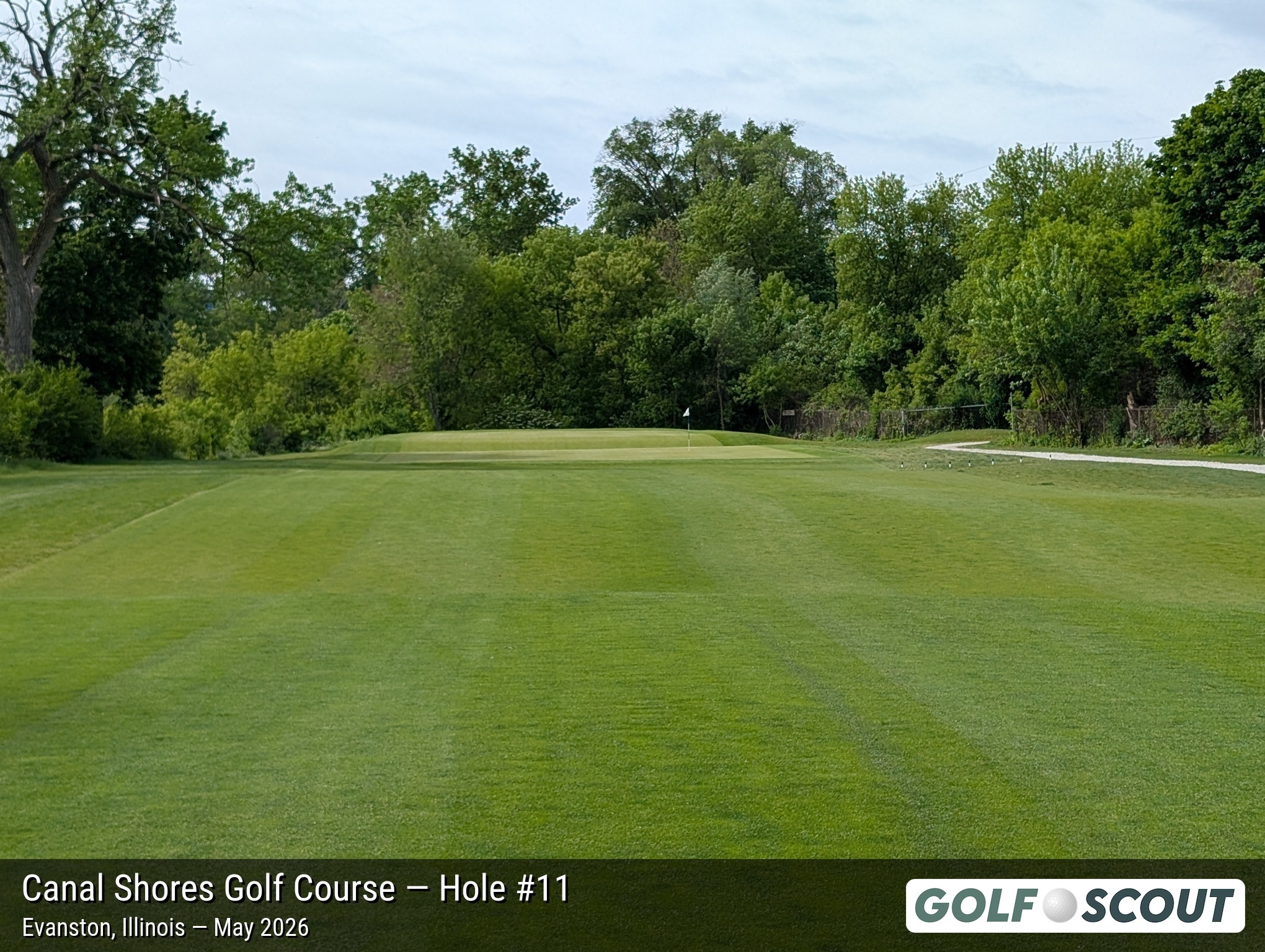Hole 11 at The Evans at Canal Shores