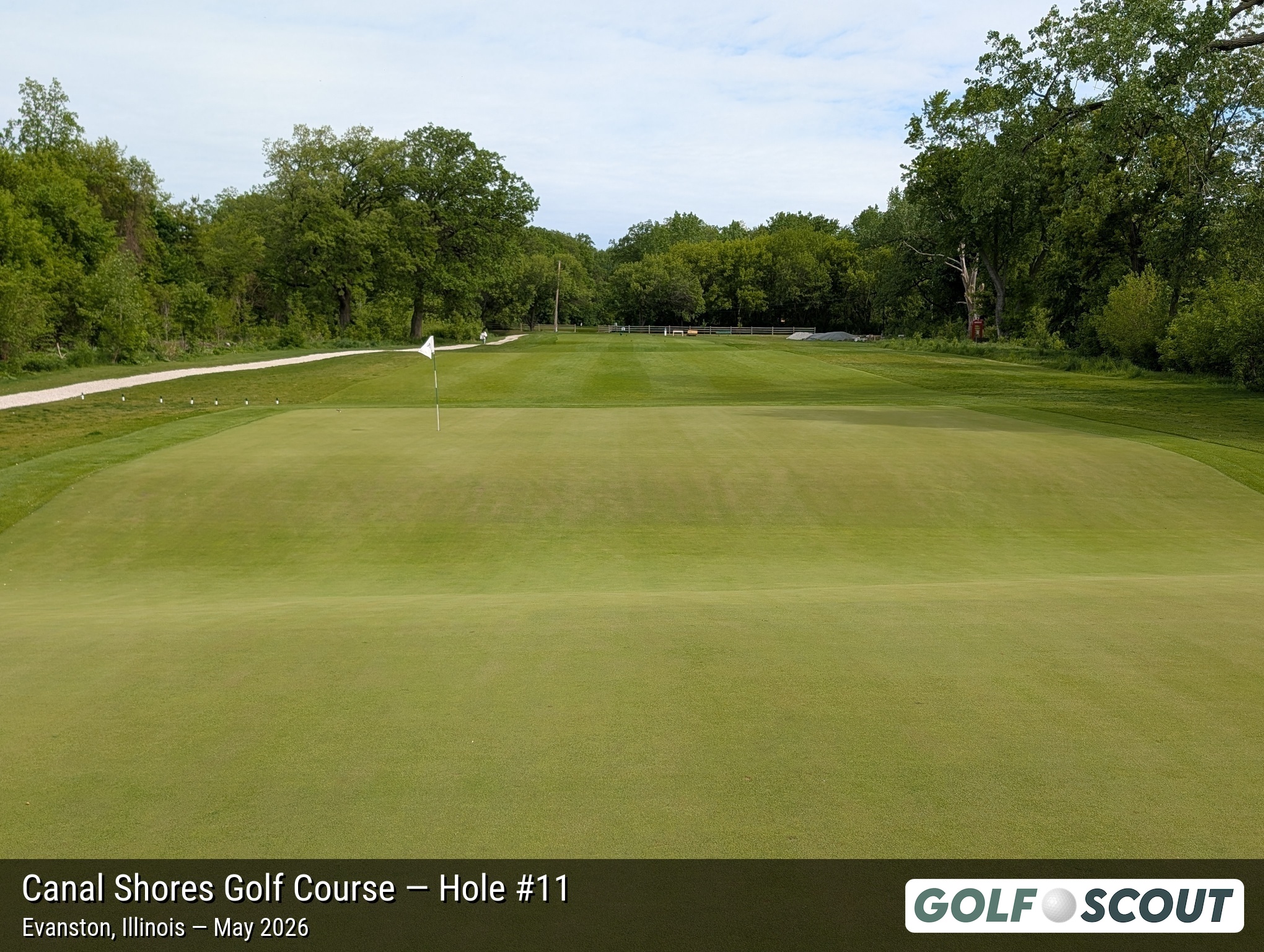 Hole 11 at The Evans at Canal Shores