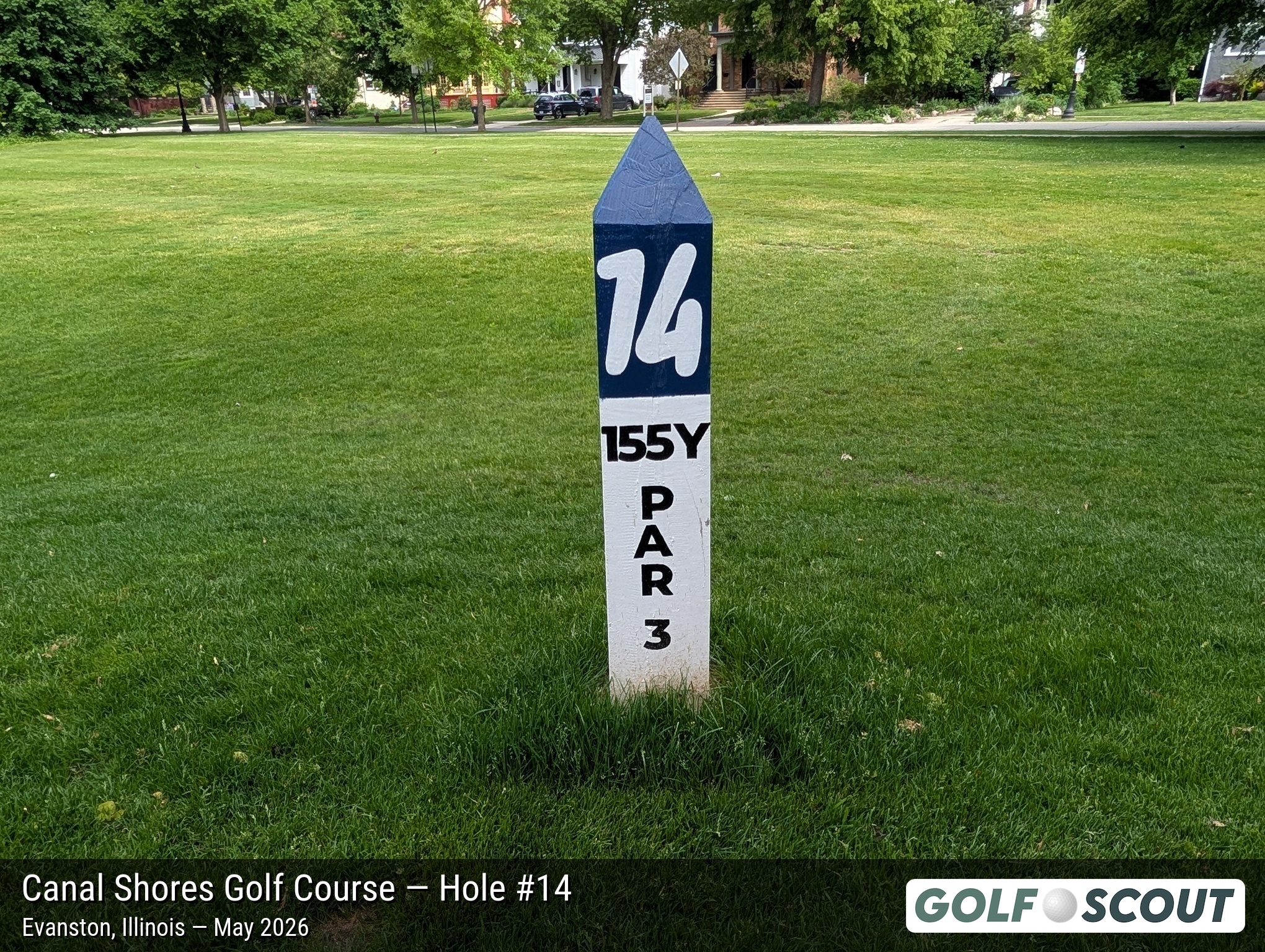 Hole 14 at The Evans at Canal Shores