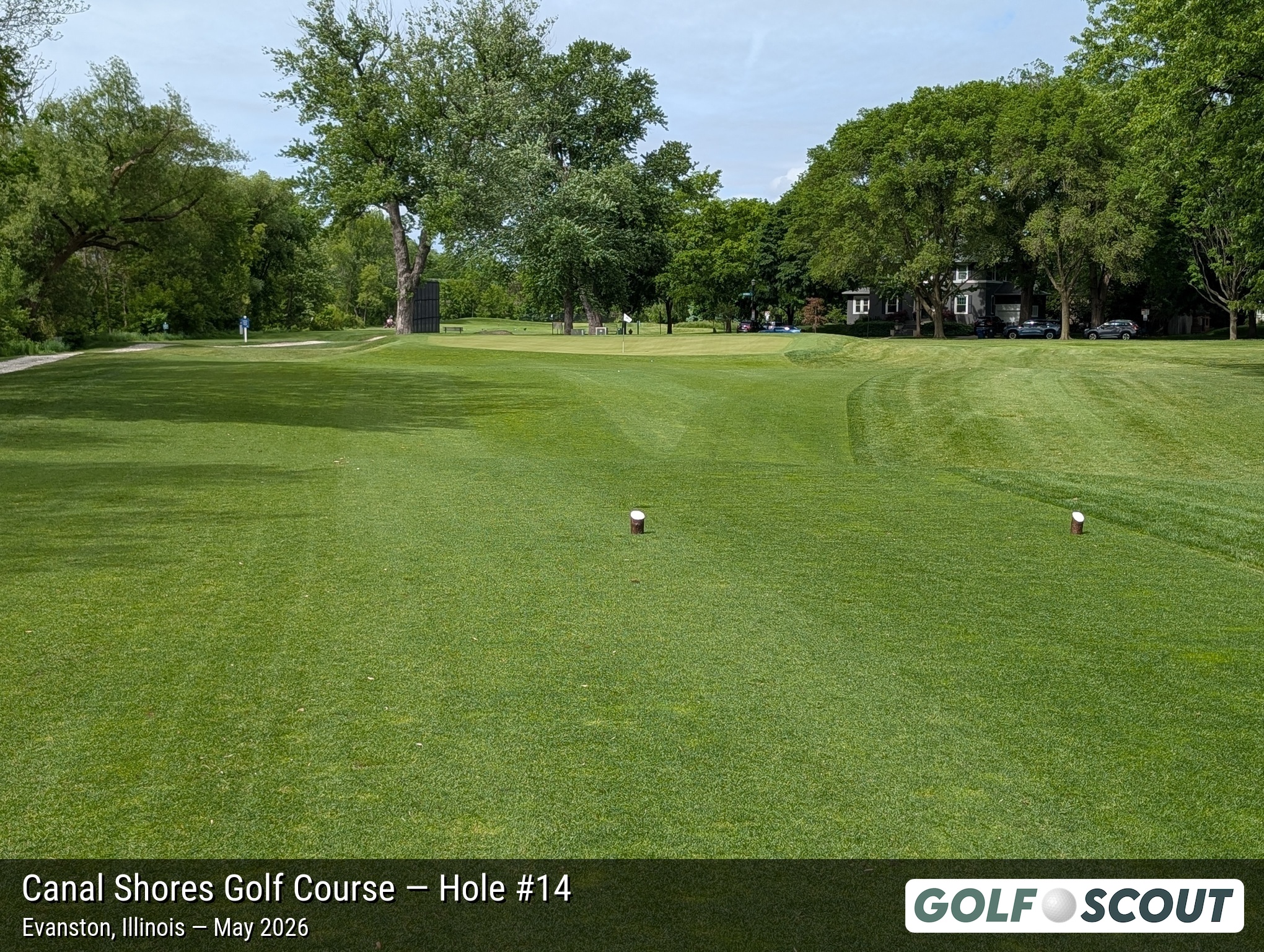 Hole 14 at The Evans at Canal Shores
