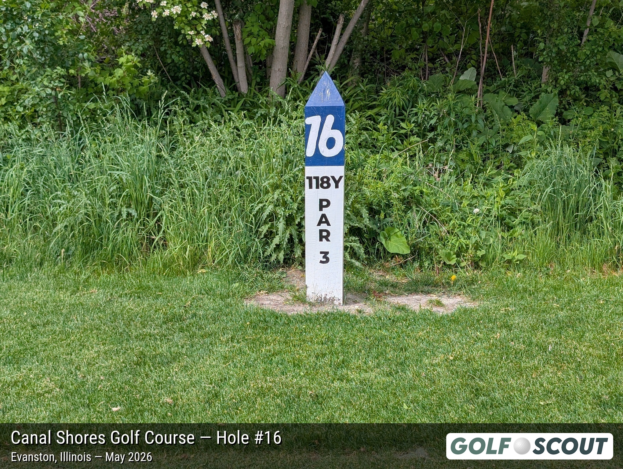 Hole 16 at The Evans at Canal Shores