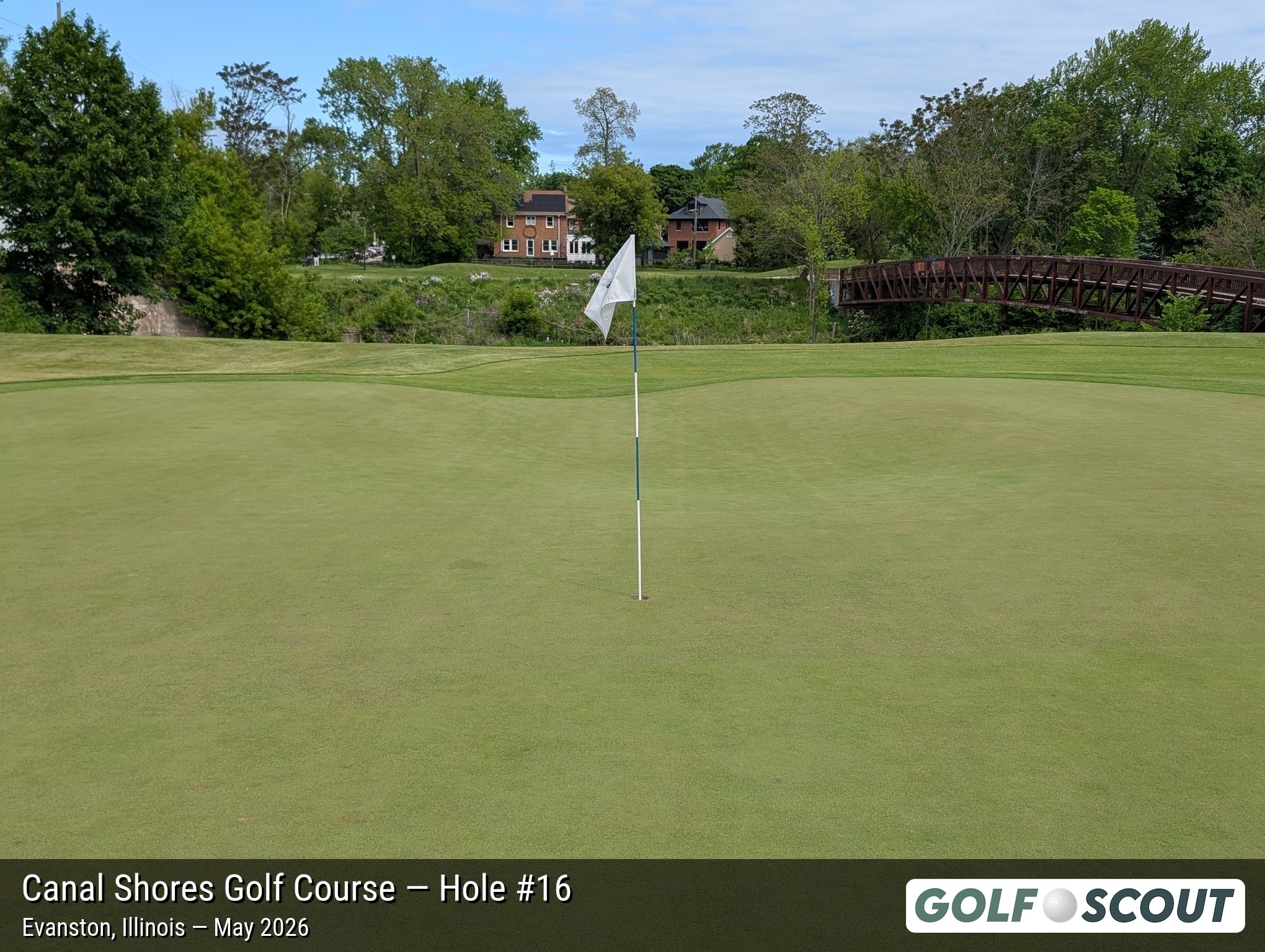 Hole 16 at The Evans at Canal Shores
