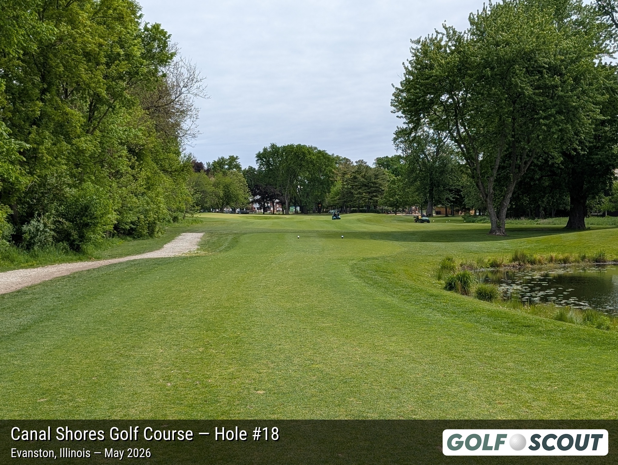 Hole 18 at The Evans at Canal Shores
