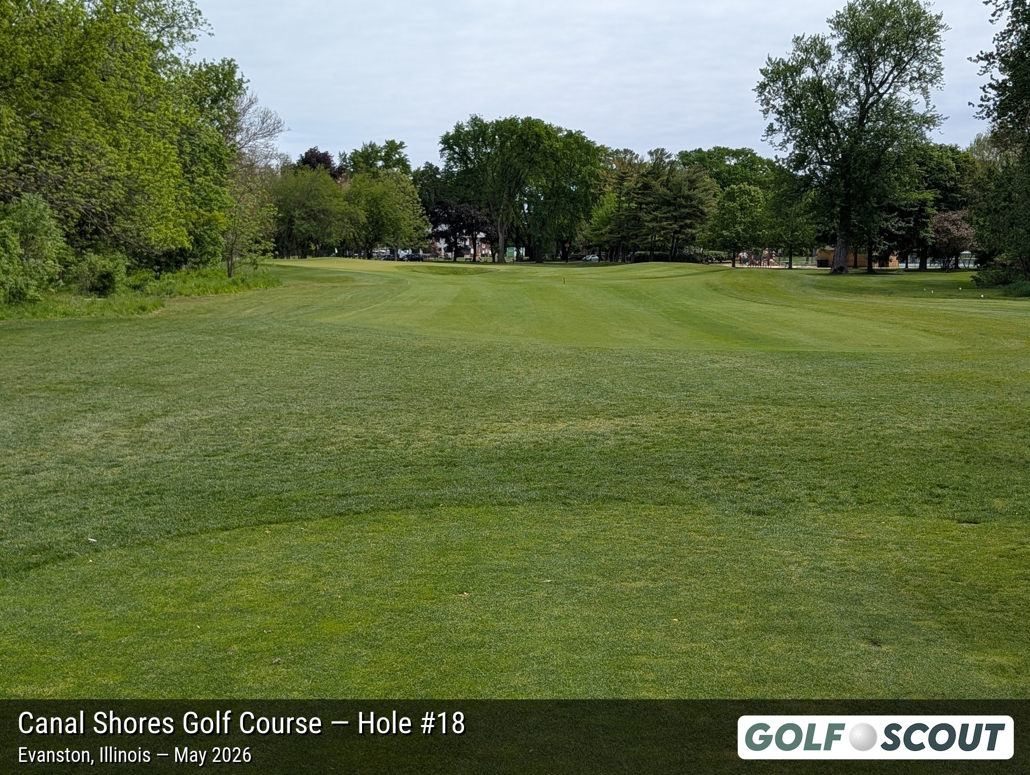 Hole 18 at The Evans at Canal Shores