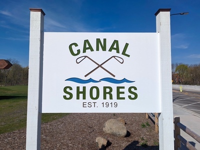 Canal Shores Golf Course Entrance Sign