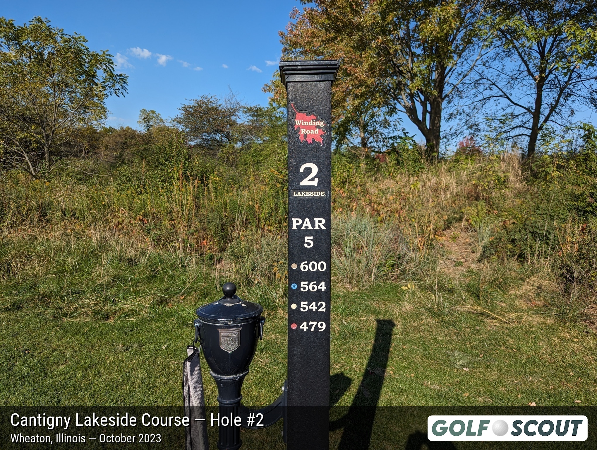 Hole 2 at Cantigny Lakeside Course