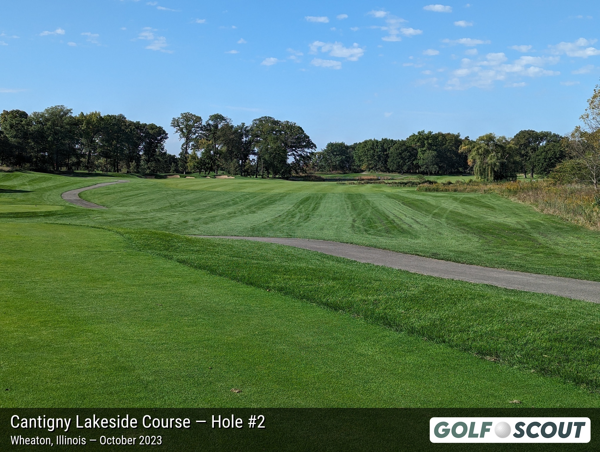 Hole 2 at Cantigny Lakeside Course
