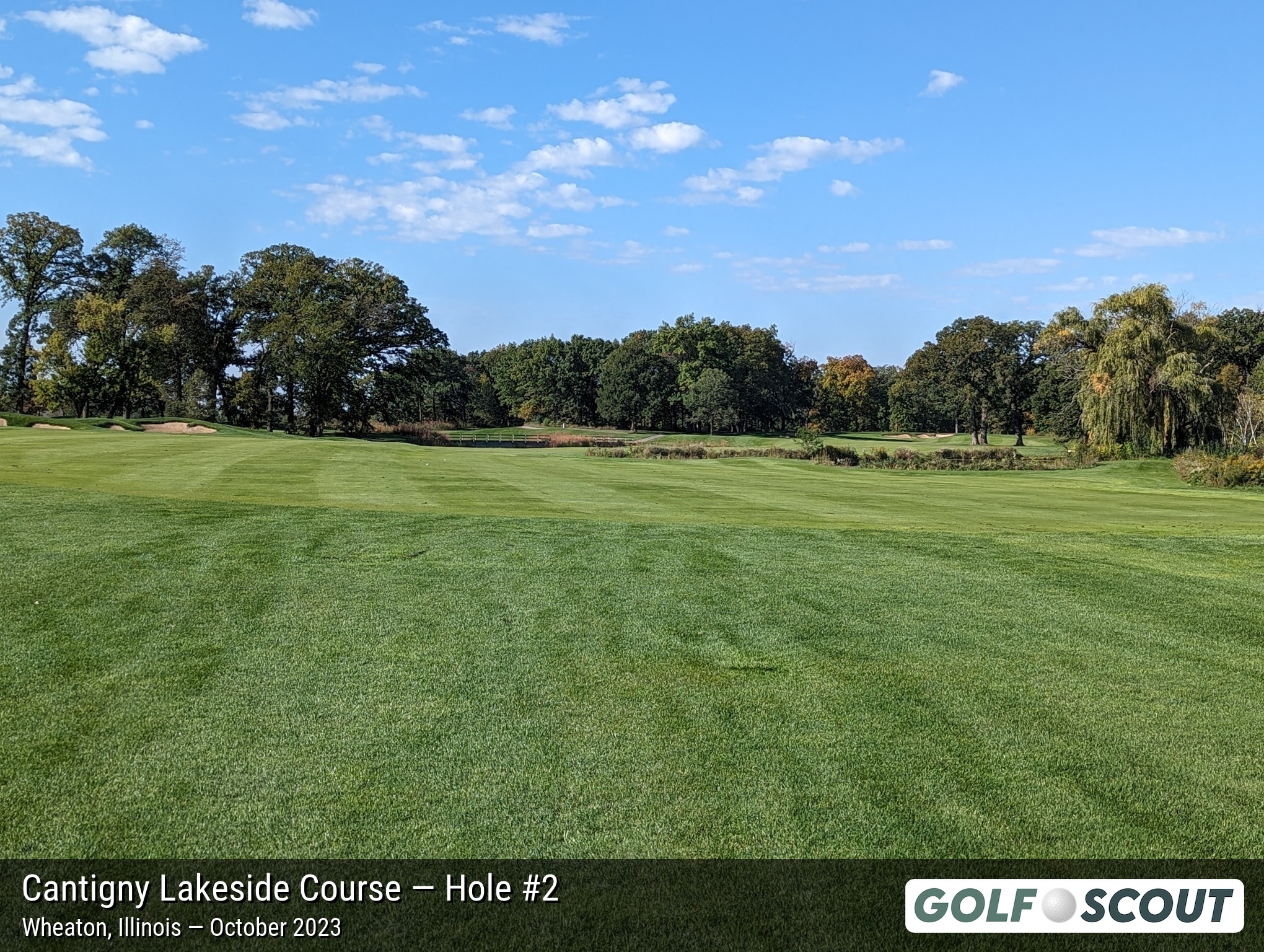 Hole 2 at Cantigny Lakeside Course
