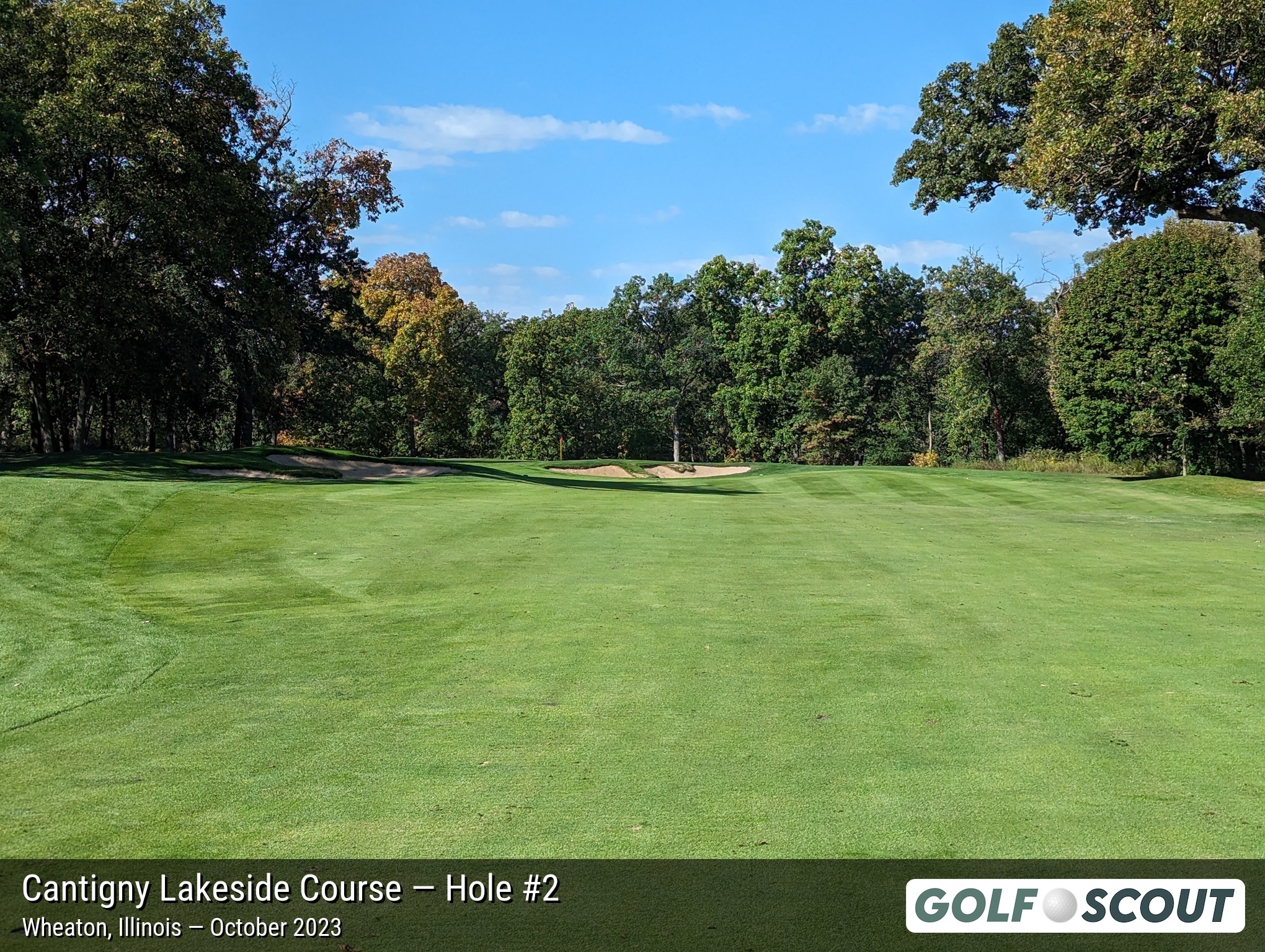 Hole 2 at Cantigny Lakeside Course