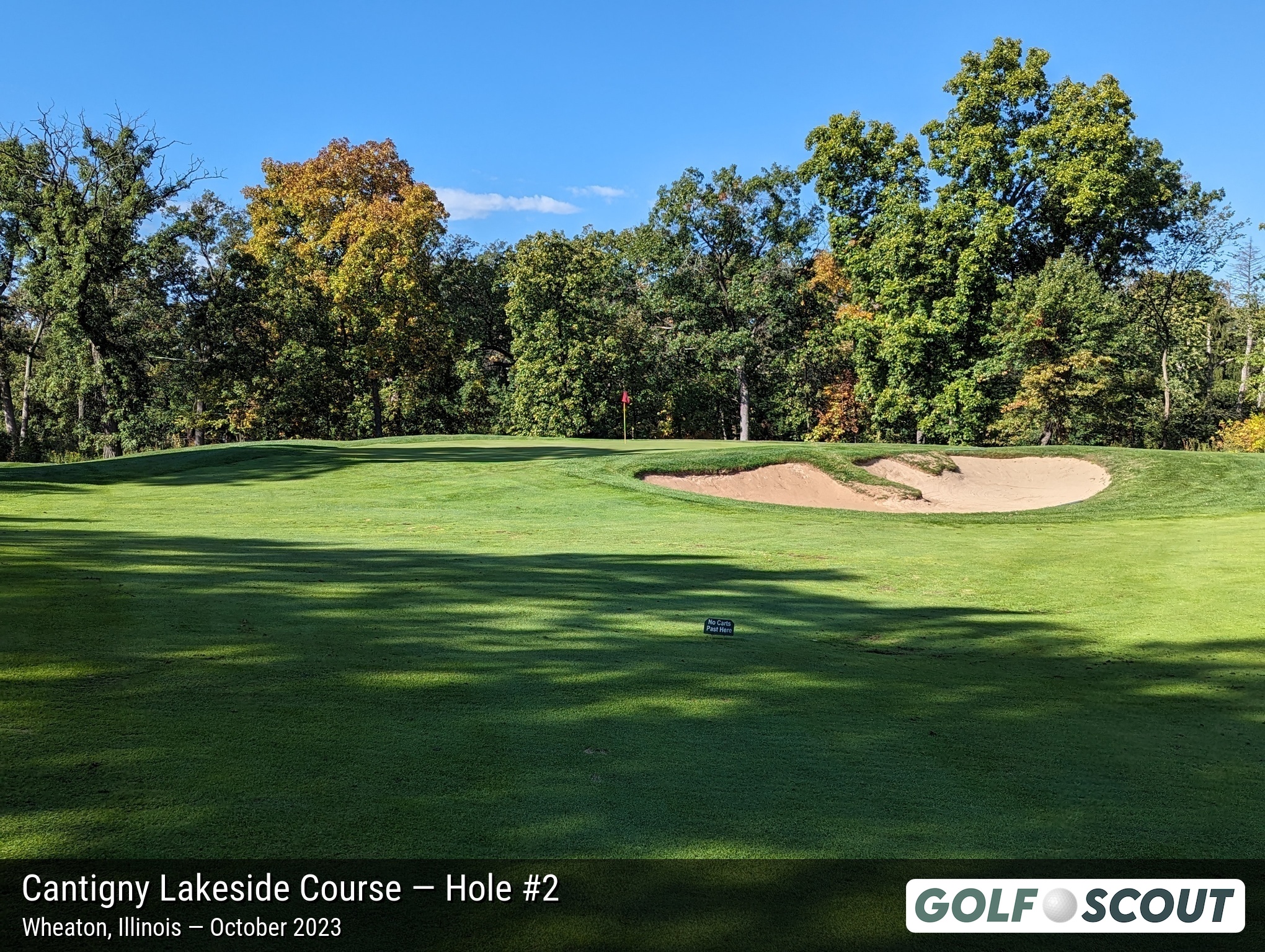 Hole 2 at Cantigny Lakeside Course