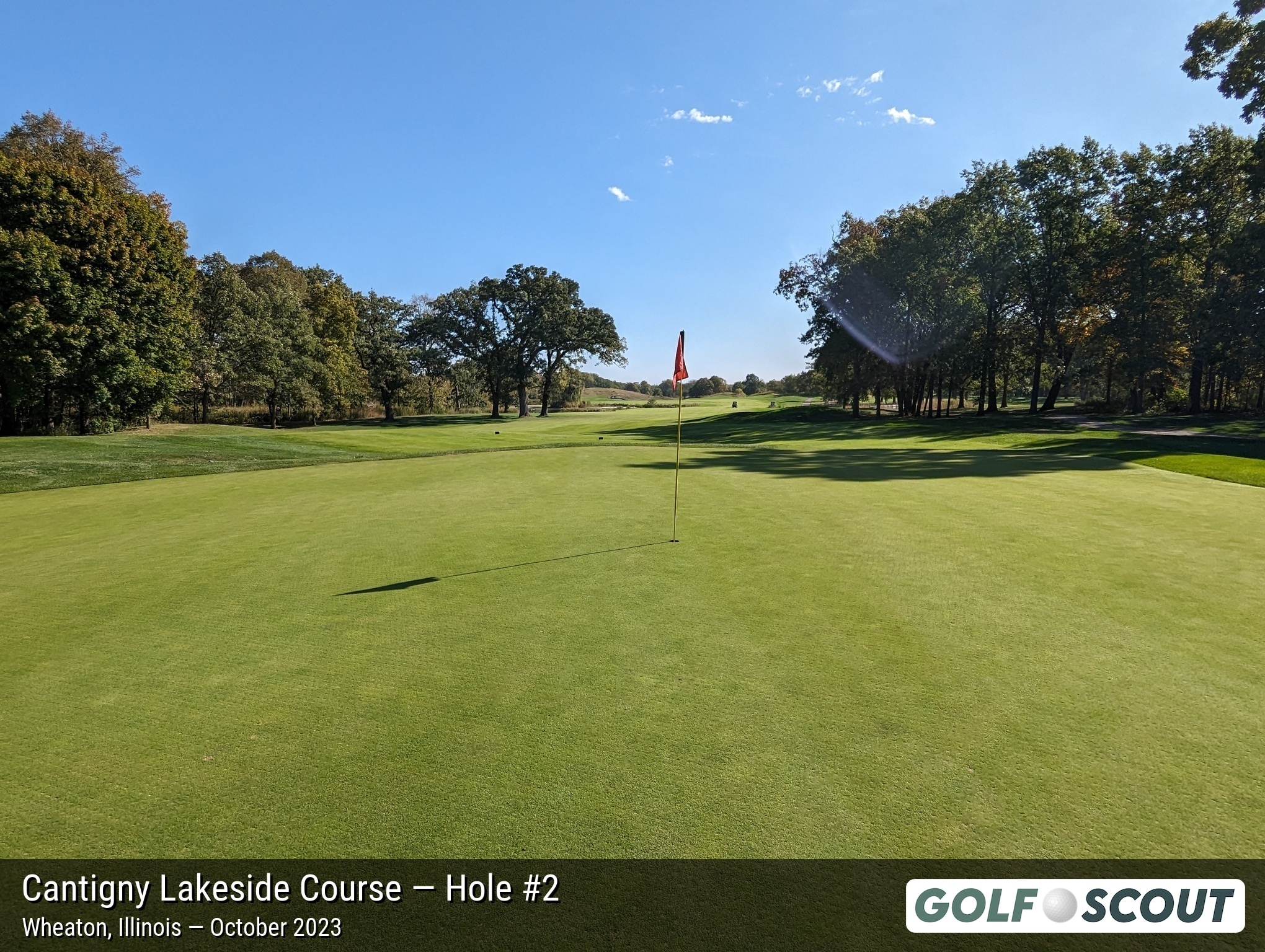 Hole 2 at Cantigny Lakeside Course