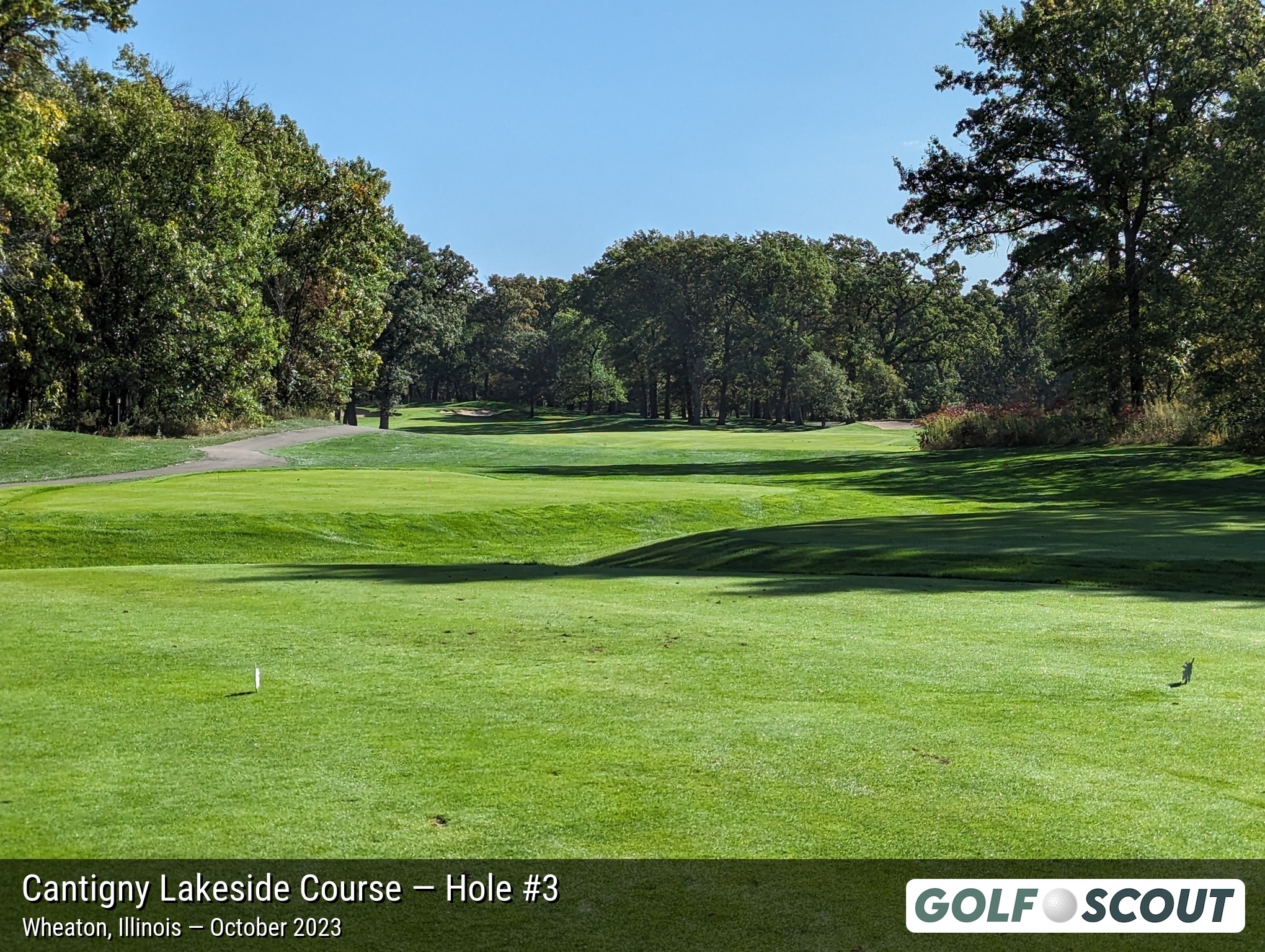 Hole 3 at Cantigny Lakeside Course