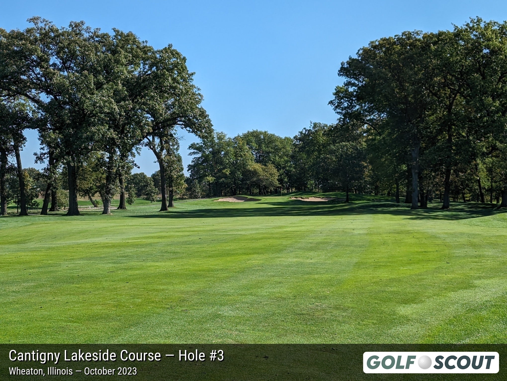 Hole 3 at Cantigny Lakeside Course