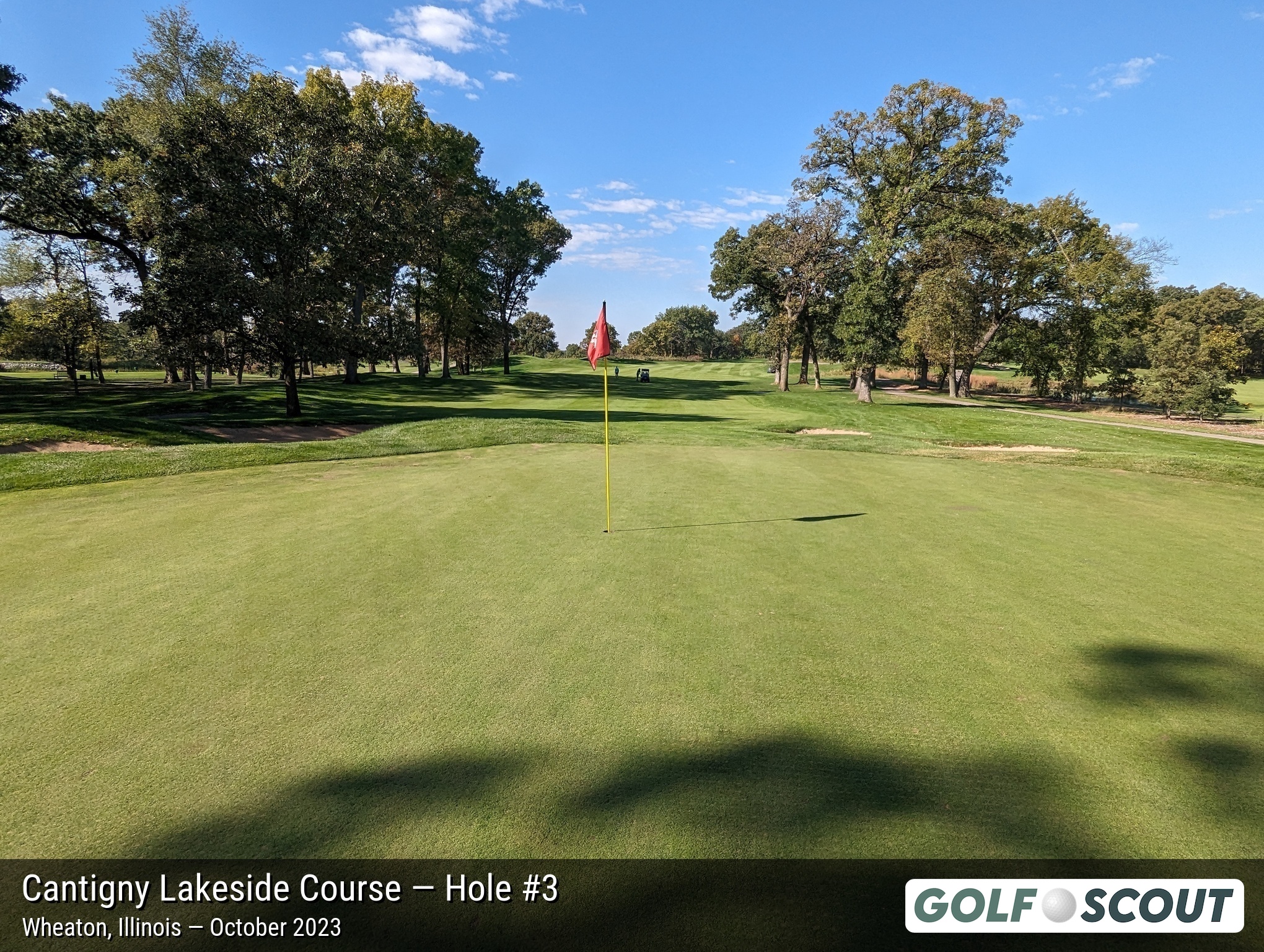 Hole 3 at Cantigny Lakeside Course