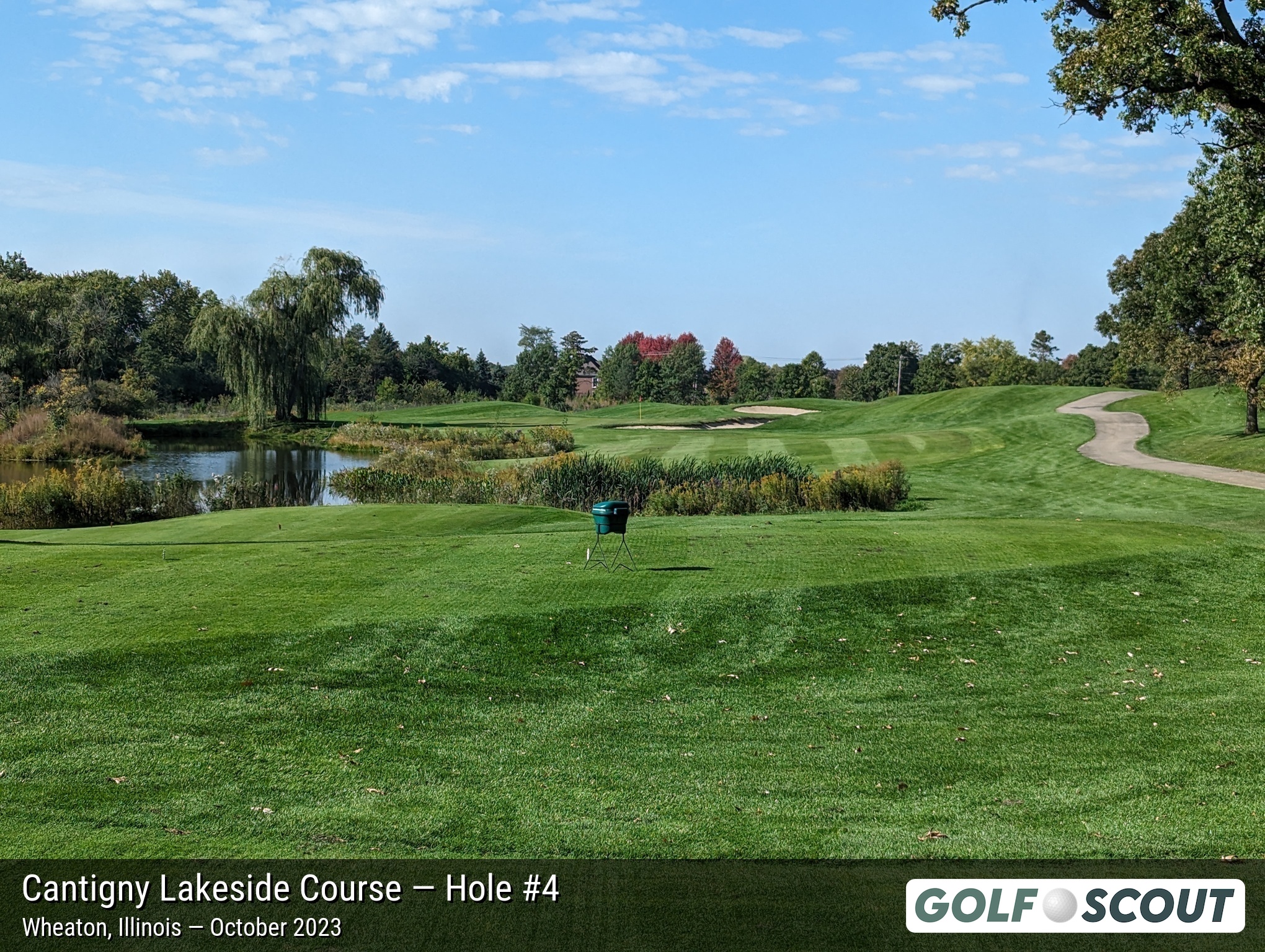 Hole 4 at Cantigny Lakeside Course