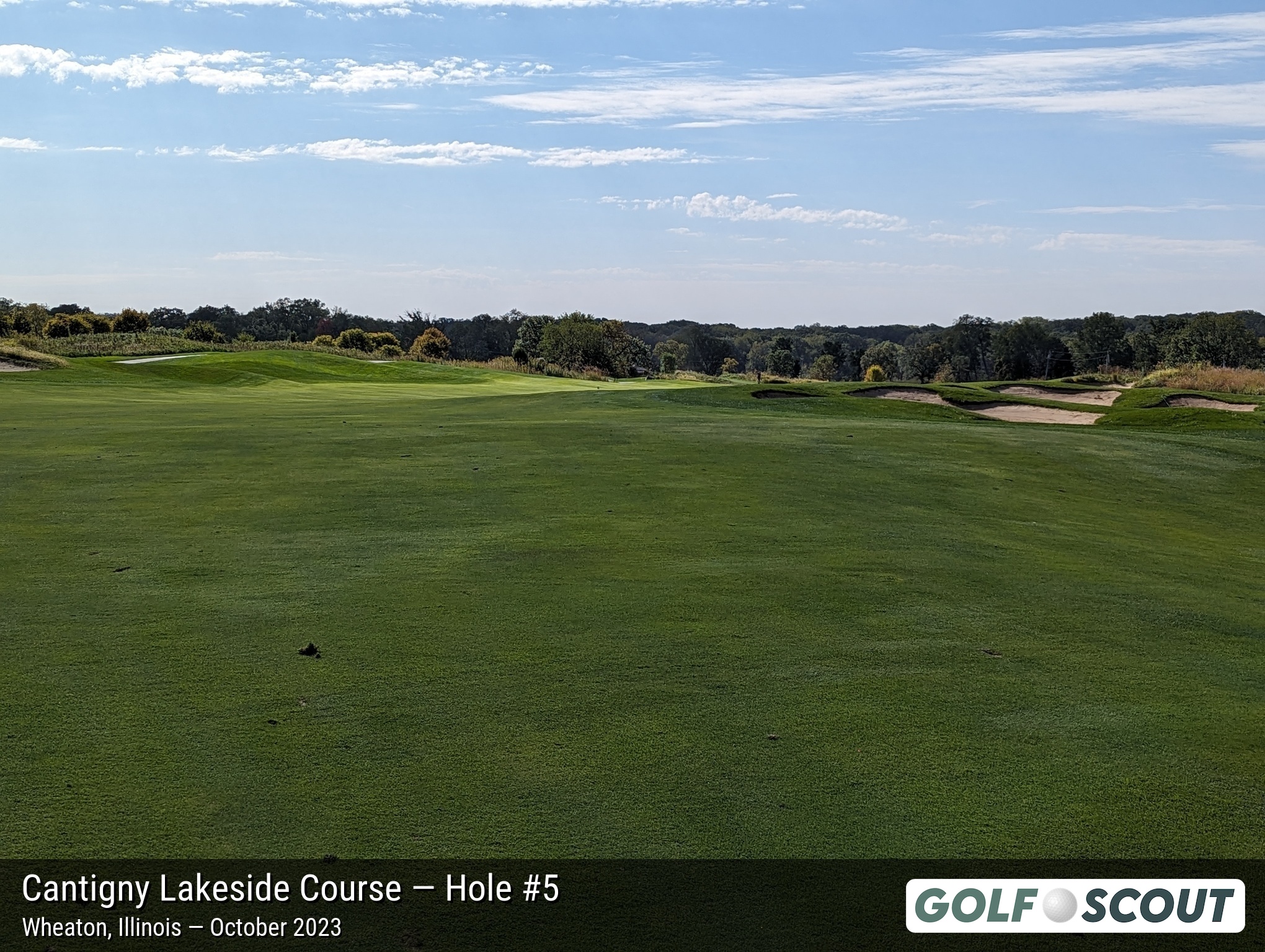 Hole 5 at Cantigny Lakeside Course